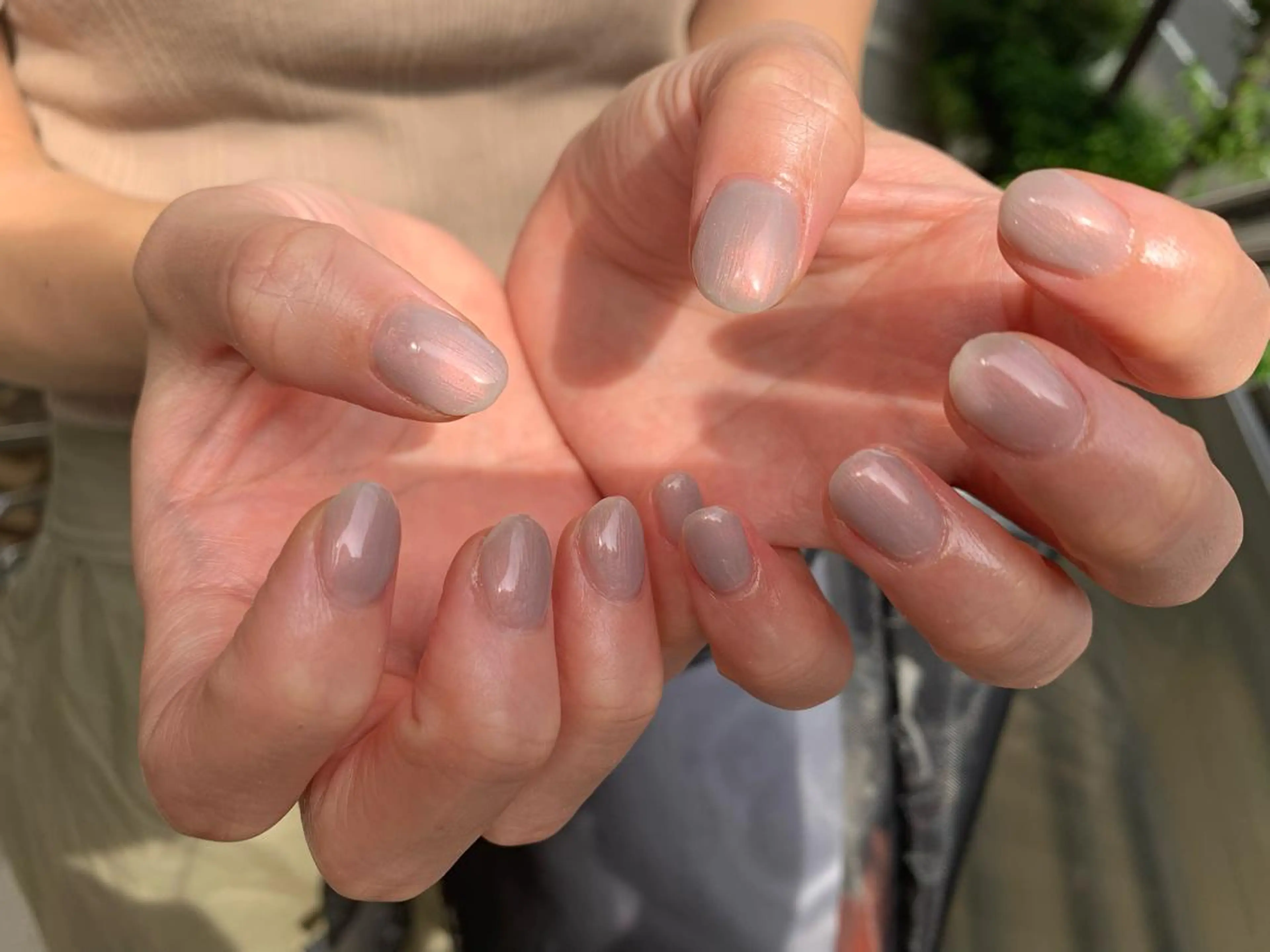 ネイル ワンカラーネイル マキノ ユイのネイルデザイン