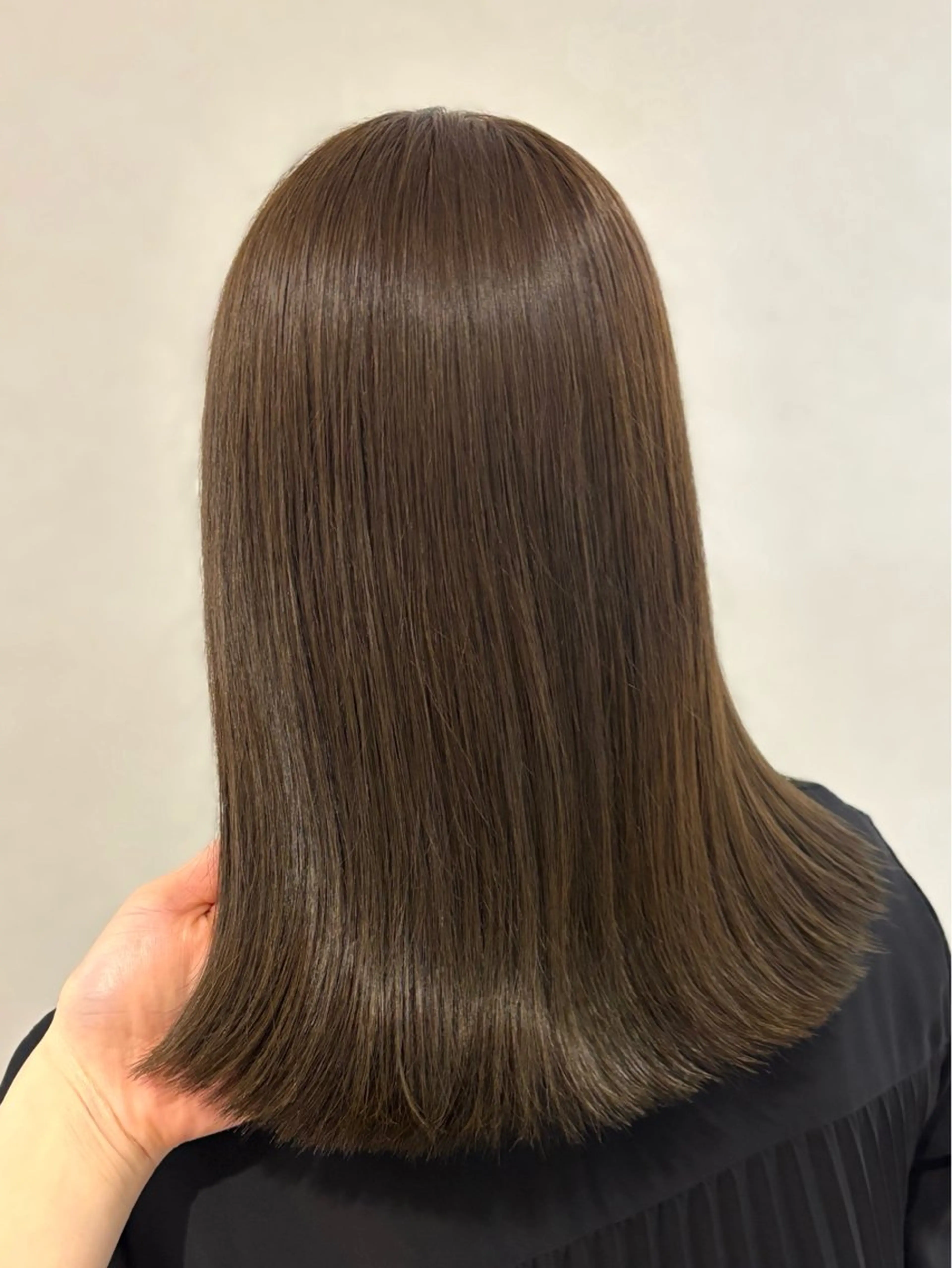 セミロング カラー 髪質改善 CHAINON×FeM#所属・名駅/sHiHo/透 明感カラー✨🎀/のヘアスタイル