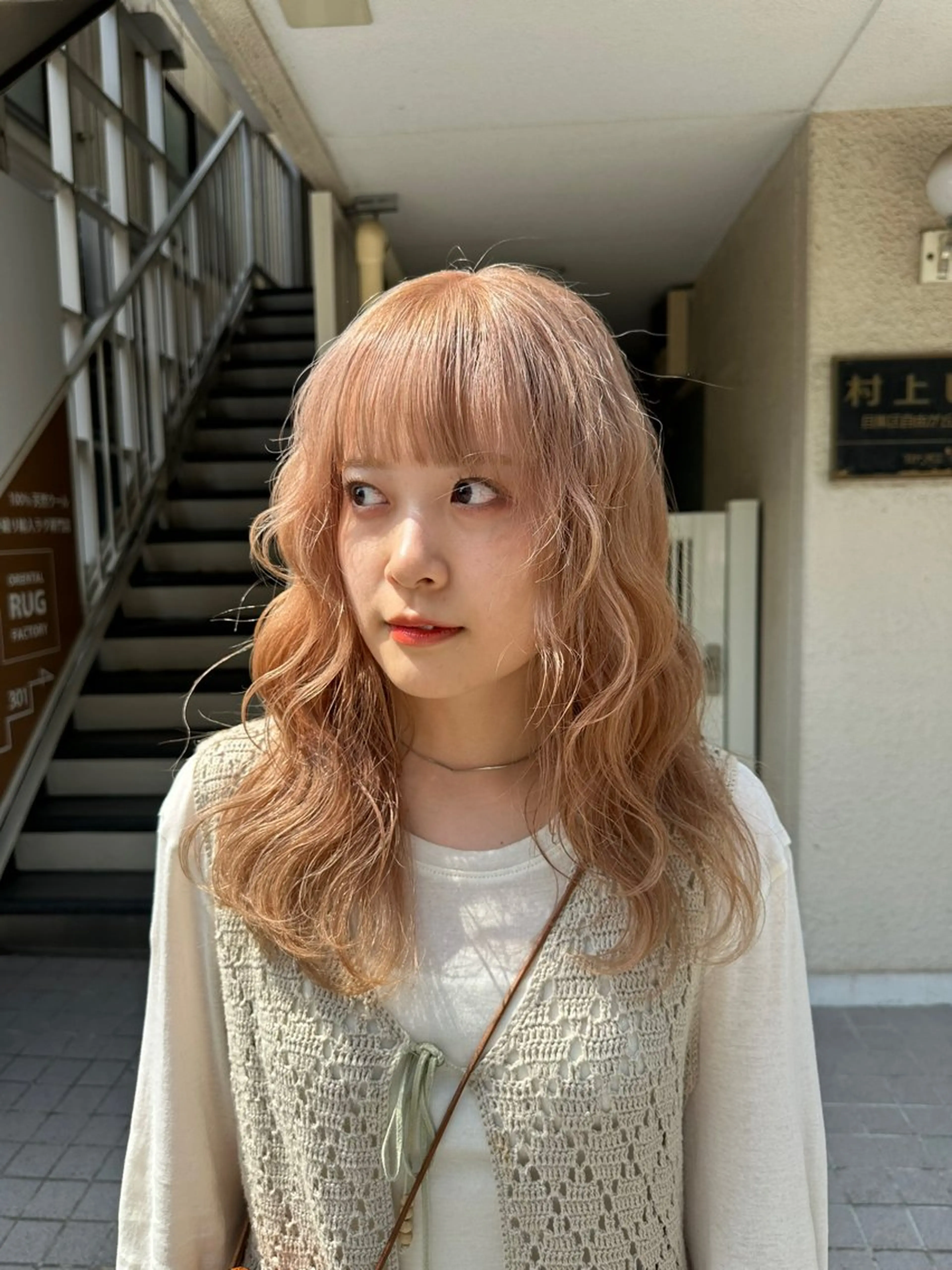 セミロング ヘアカラー 🧣misaki 🧣のヘアスタイル