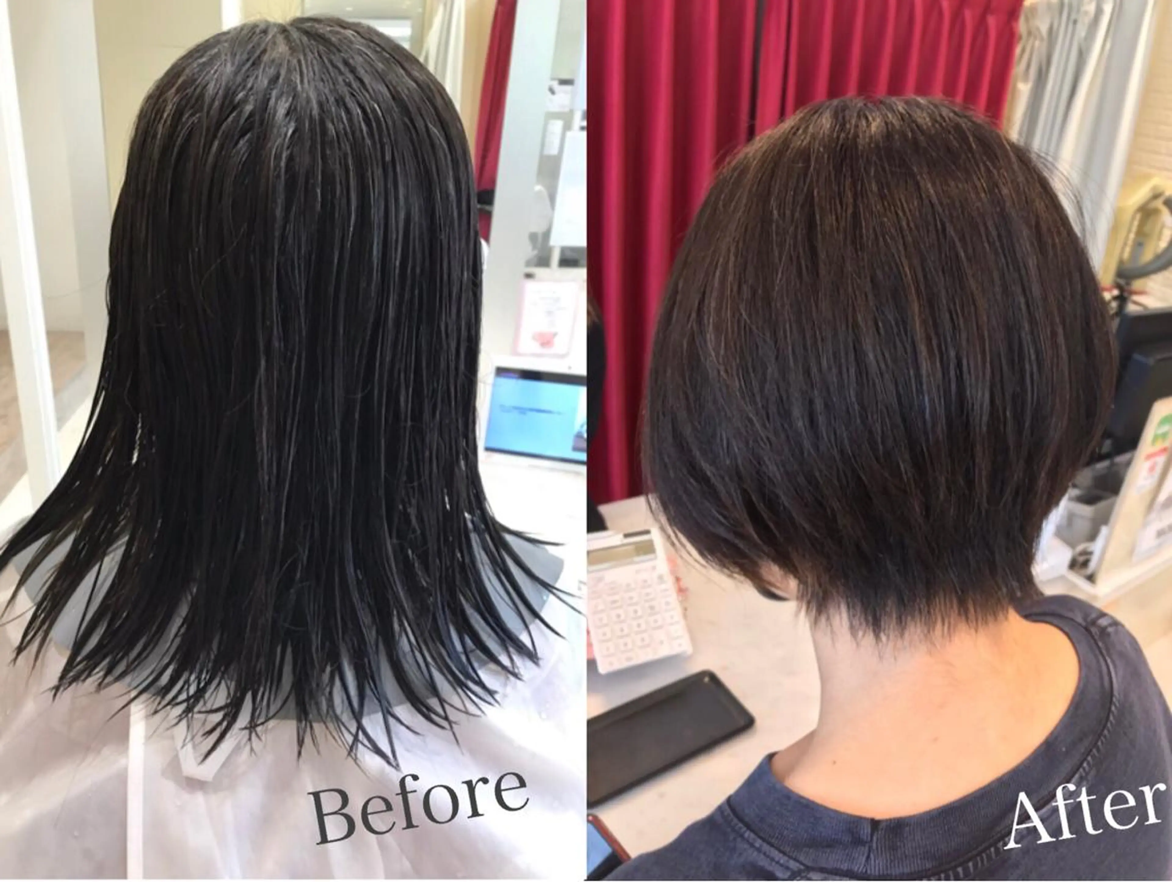 ショート カット 保子 祐里香のヘアスタイル