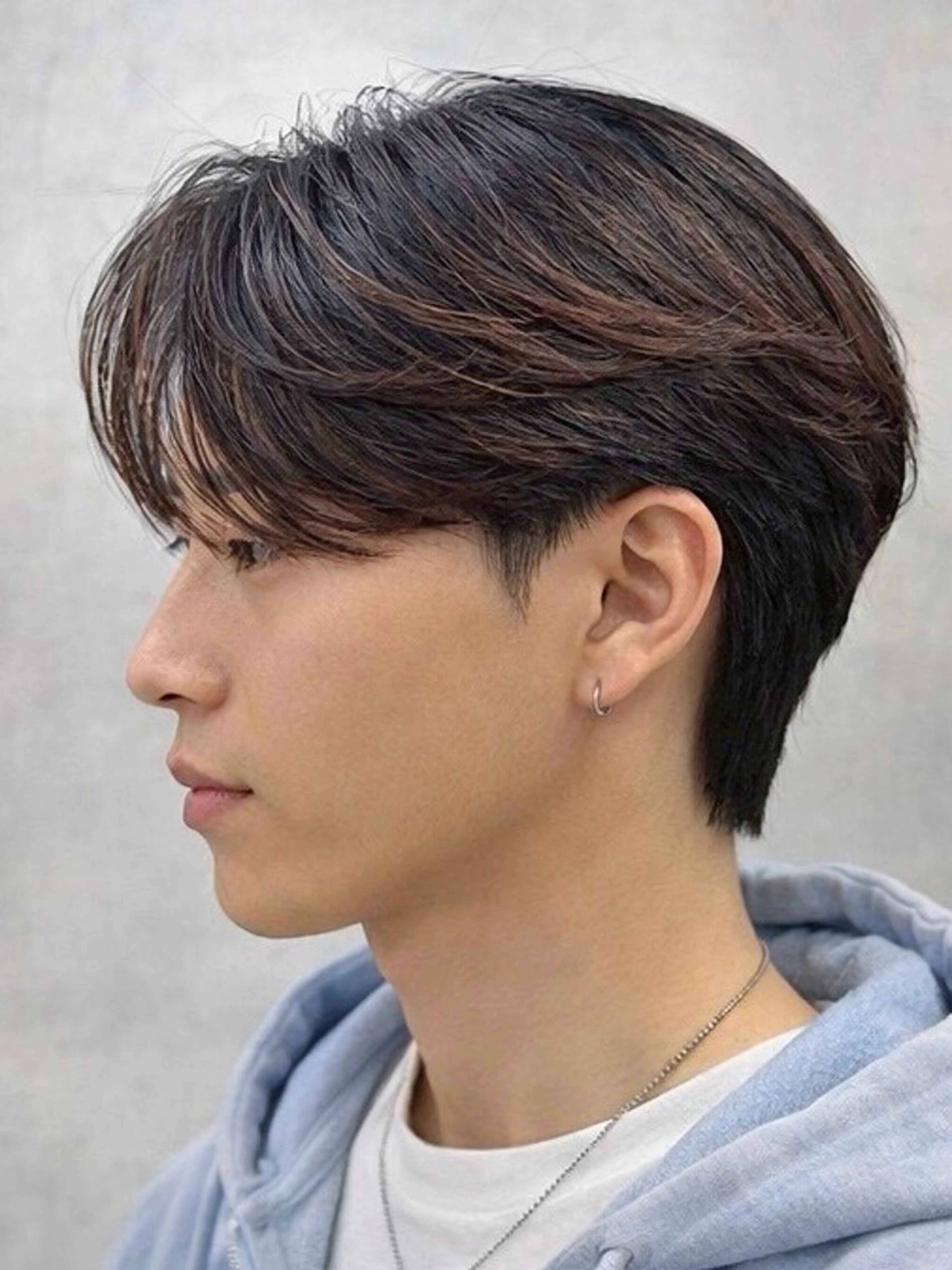 ショート メンズ カット センターパート職人 柏/メンズ/ ハルキのヘアスタイル