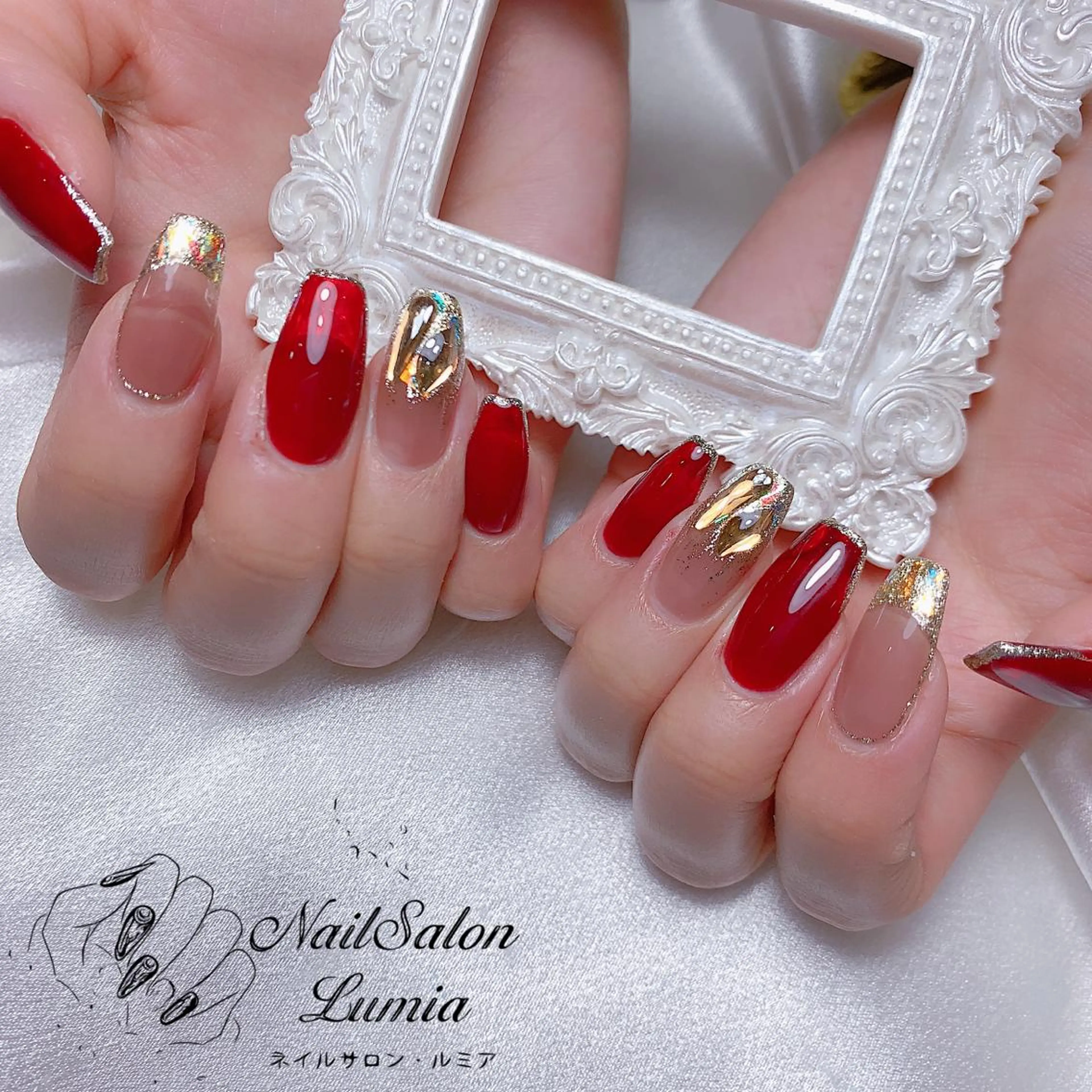 ネイル ハンドネイル ネイルサロン ルミア Lumia 店長のネイルデザイン