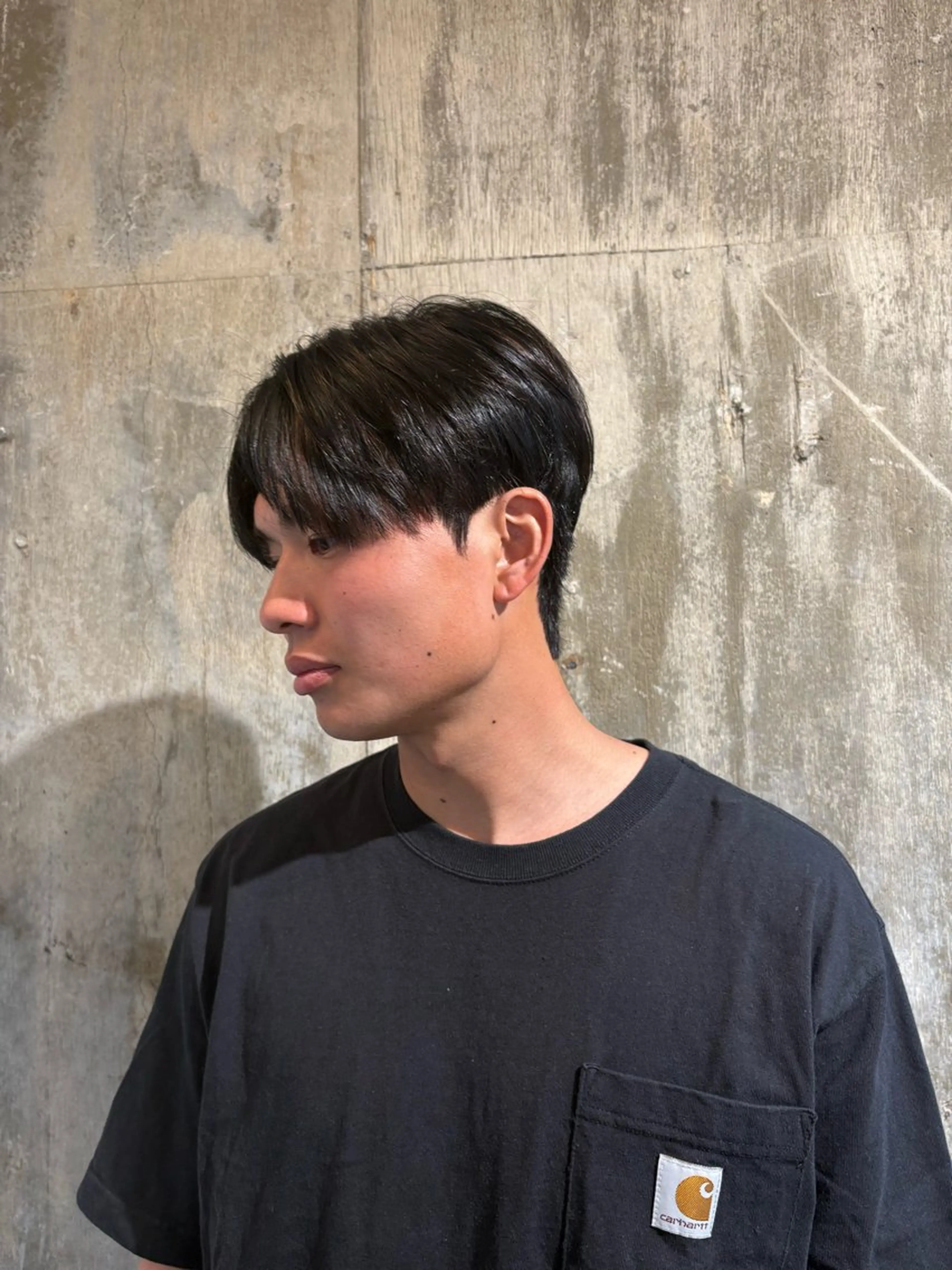 メンズカット+ダウンパーマの写真
