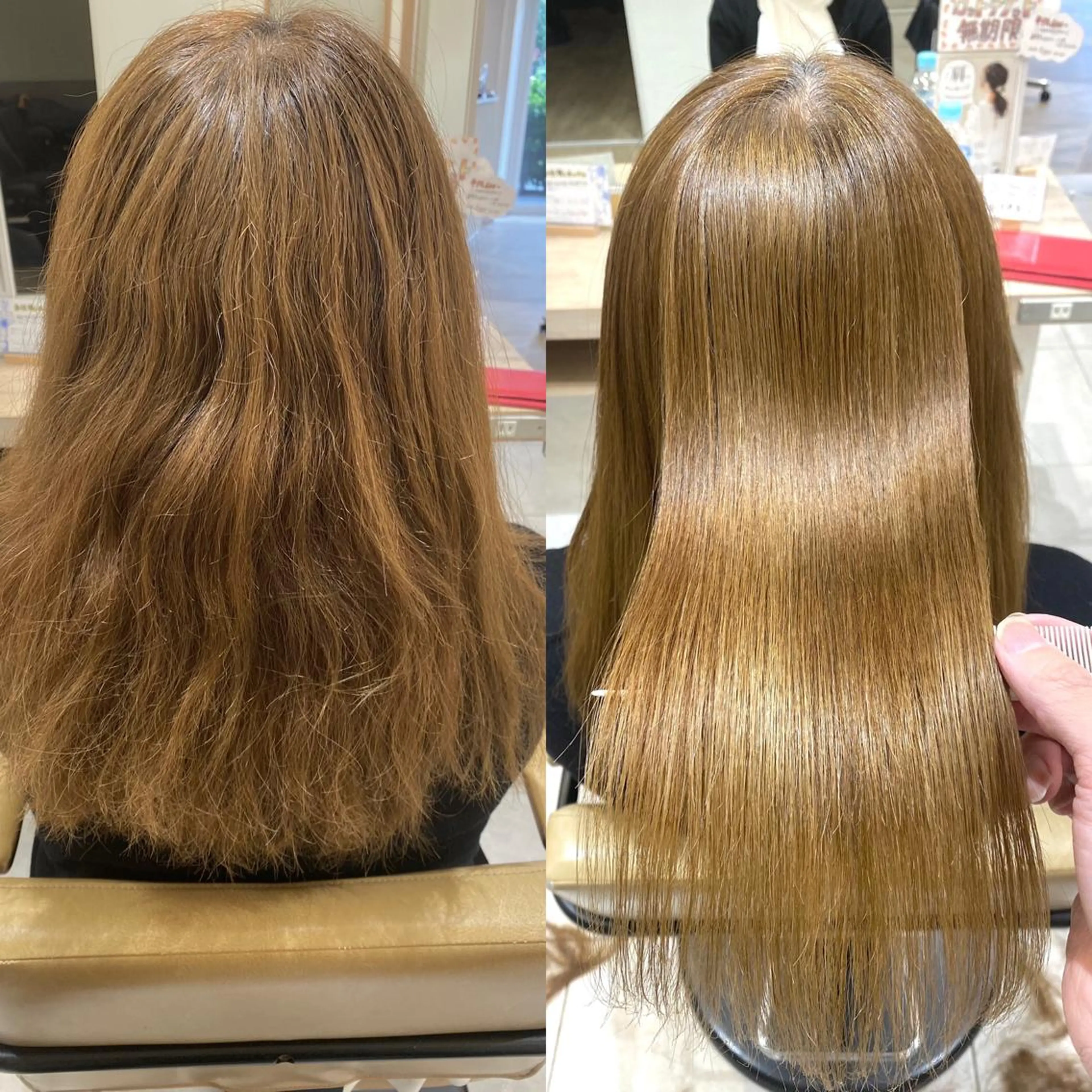 セミロング 縮毛矯正 トリートメント ⭐️⭐️縮毛矯正の スペシャリスト松本✨のヘアスタイル