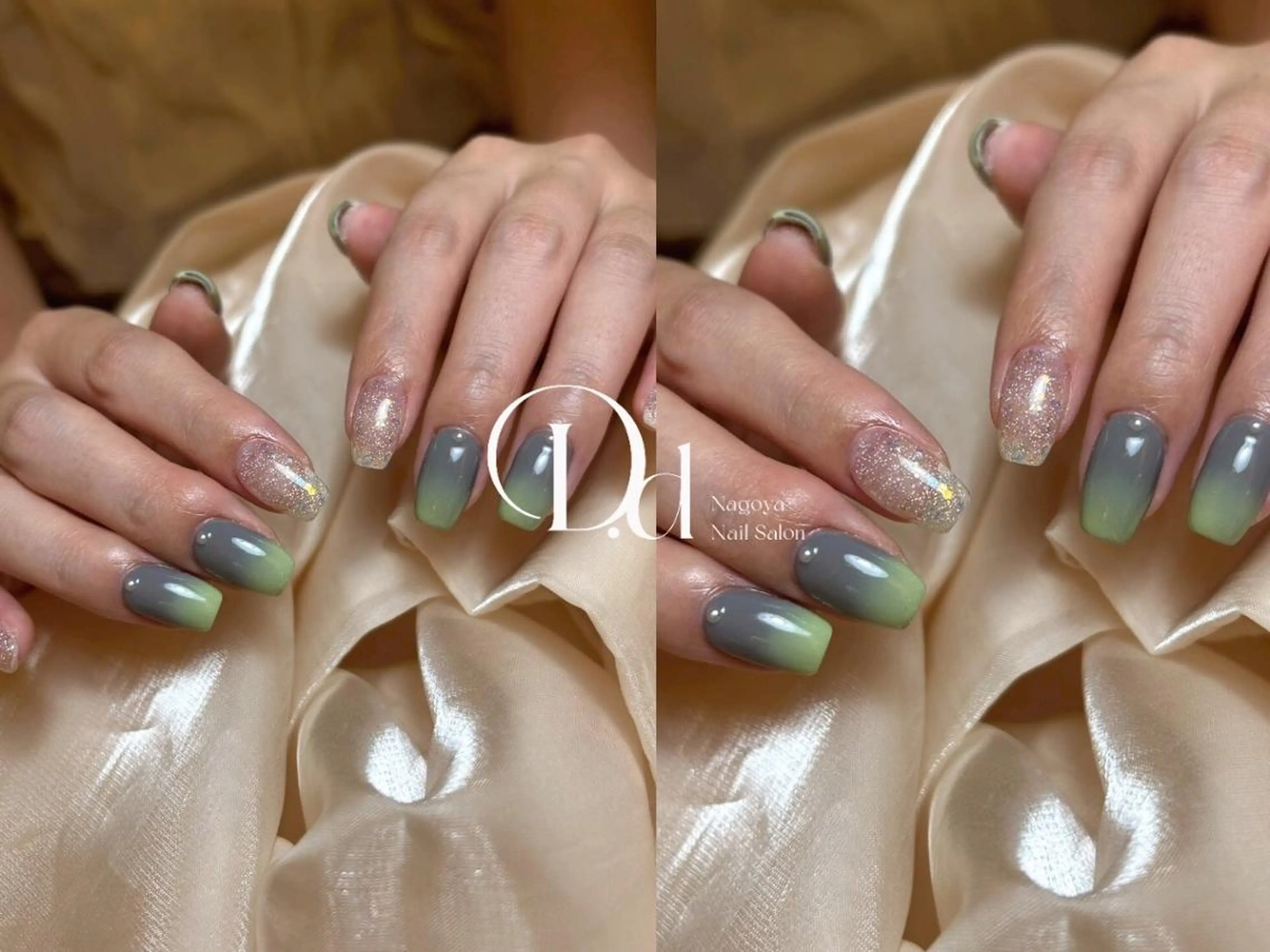 ネイル アートネイル ゴールド 韓国ネイル マグネットネイル マットネイル 💕D.d nail Hideyo🌸のネイルデザイン