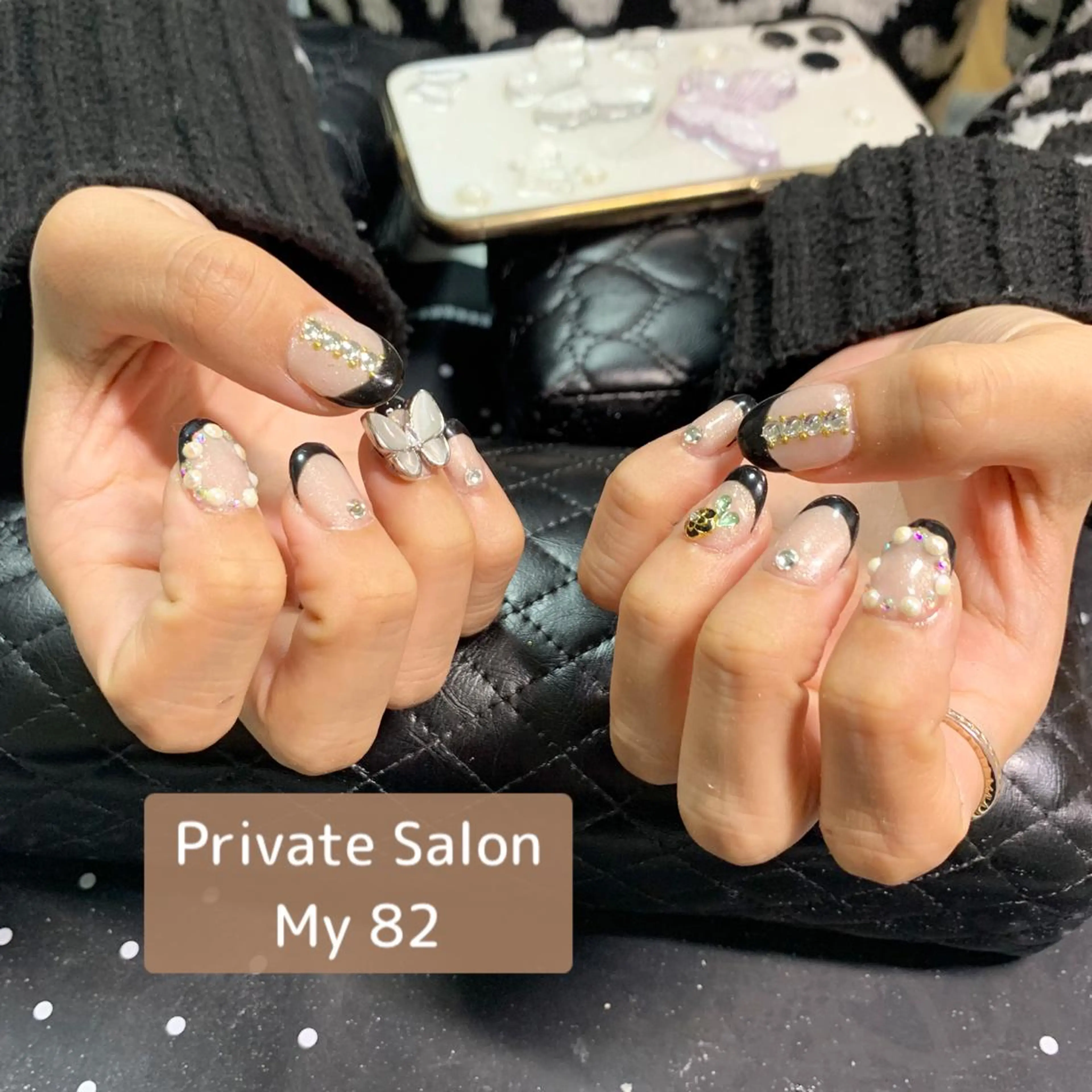 ネイル 成人式 長さ出し Private Sa lon  MARLOのネイルデザイン