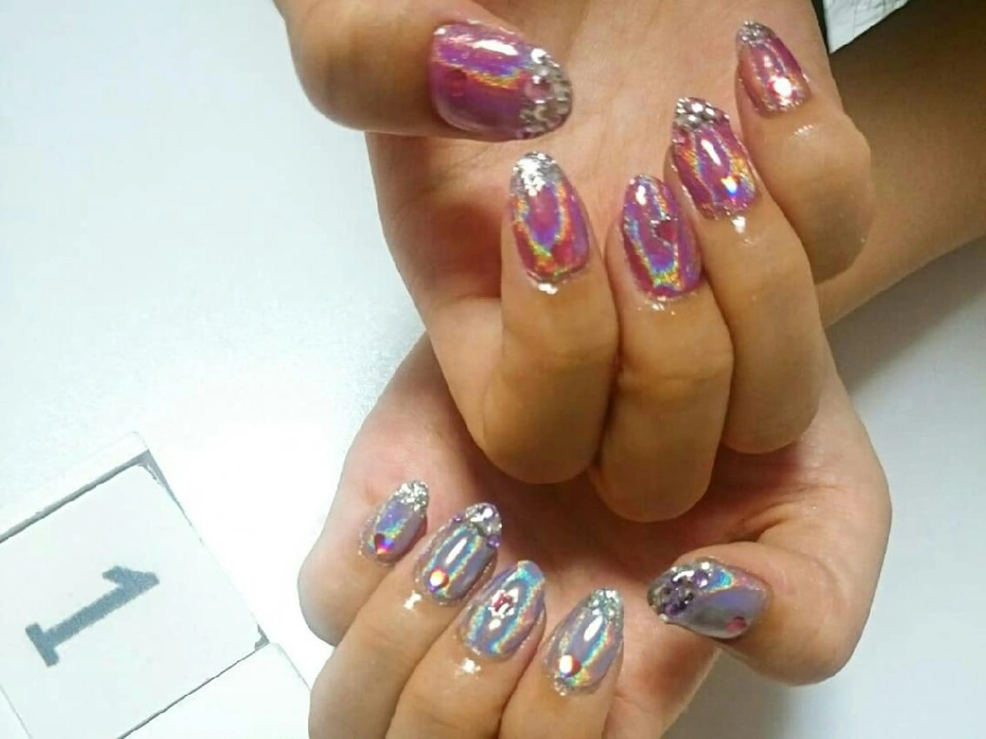 ネイル ミラーネイル ハンドネイル JEWEL nailのネイルデザイン