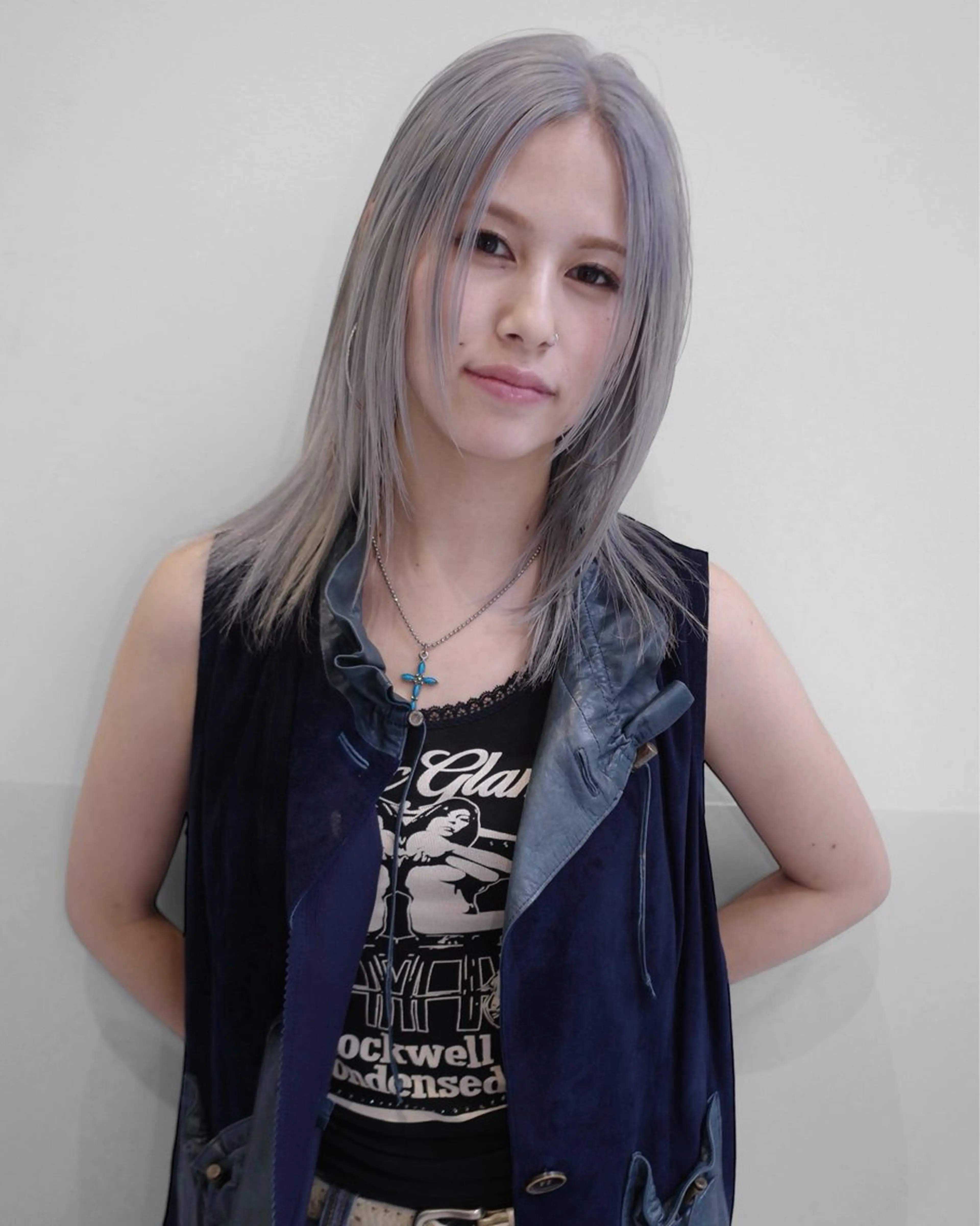 ミディアム カラー カット ヘアカラー トリートメント SALOWIN所属・ブリーチ🪡 ボブ🐬レイヤーのヘアスタイル