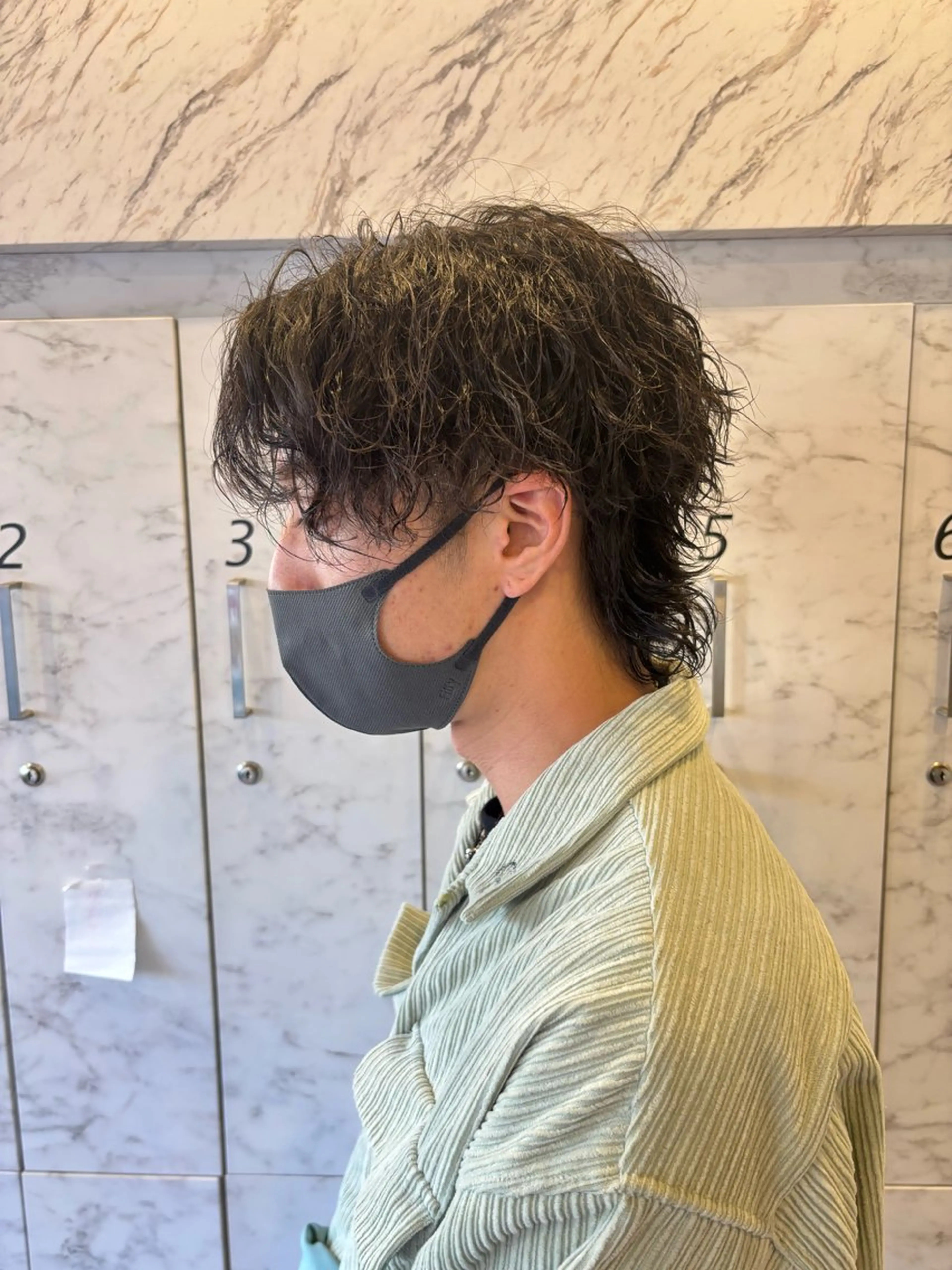 メンズ メンズパーマ メンズウルフカット ウルフカット カット パーマ 菅原流星🌟カット/ メンズ/メンズパーマのヘアスタイル