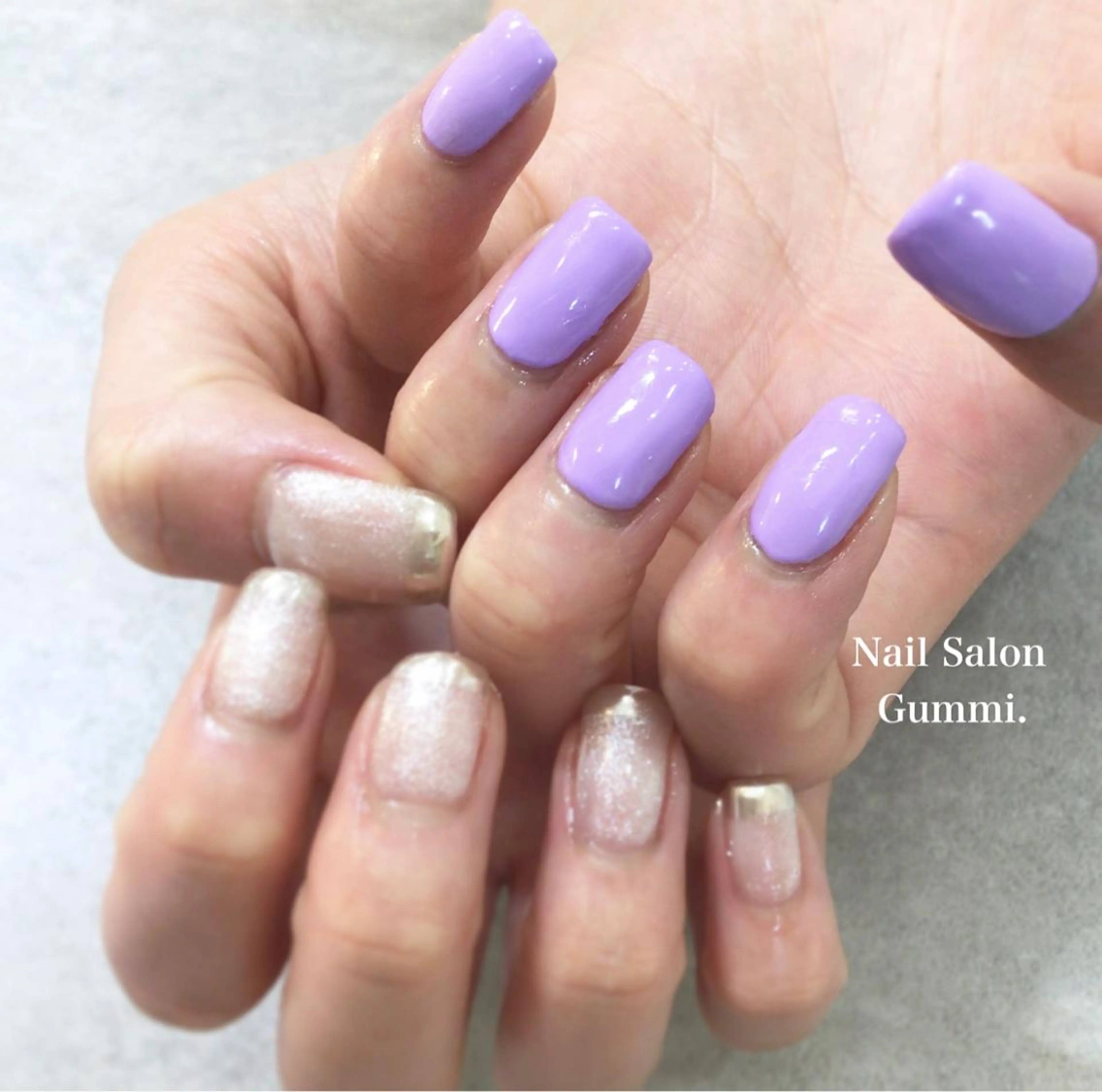 ネイル キラキラネイル 韓国ネイル ラメ(グリッター) ミラーネイル ニュアンスネイル Nail Salon Gummi.のネイルデザイン