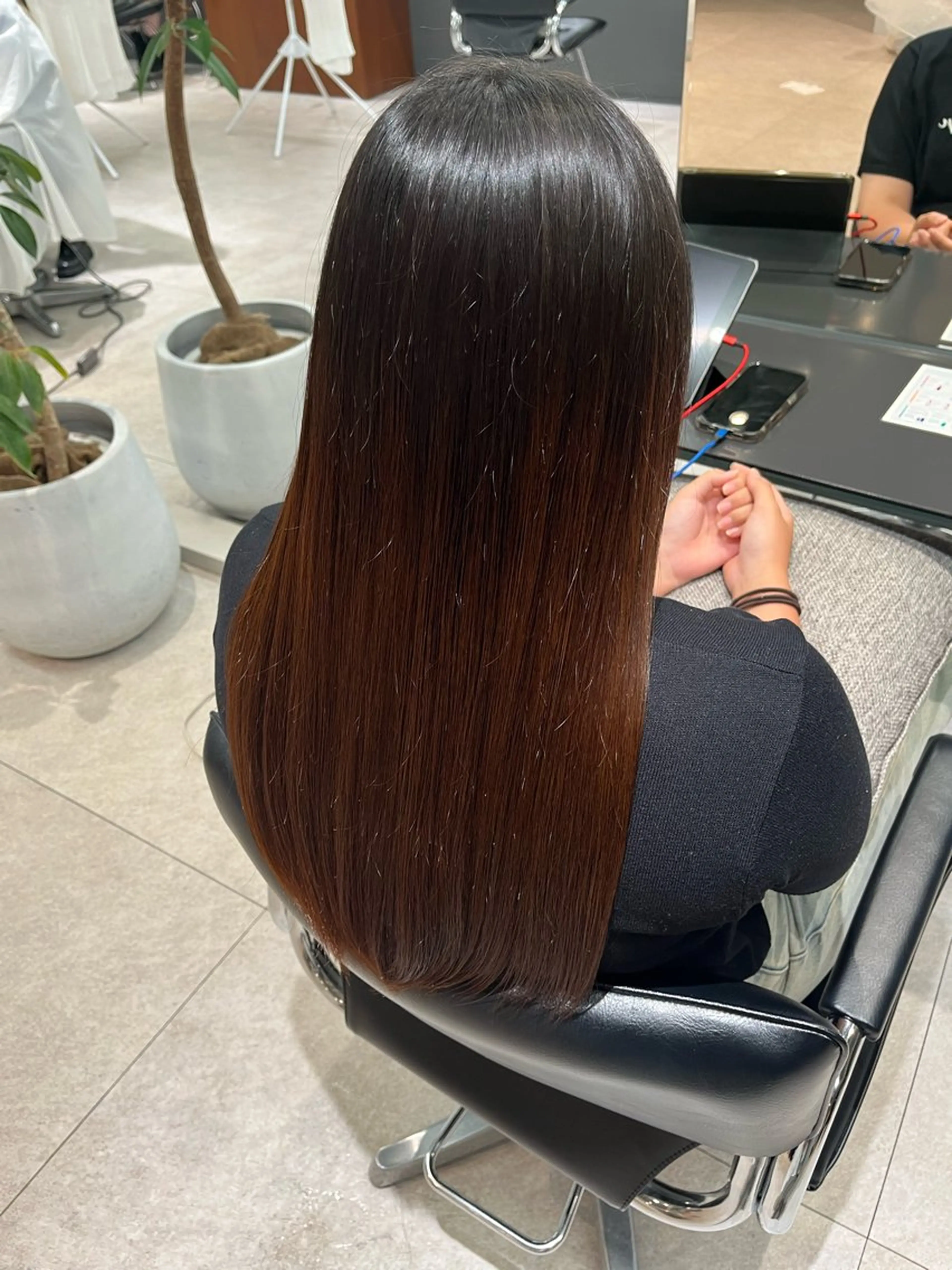 ロング FILMS せんのヘアスタイル