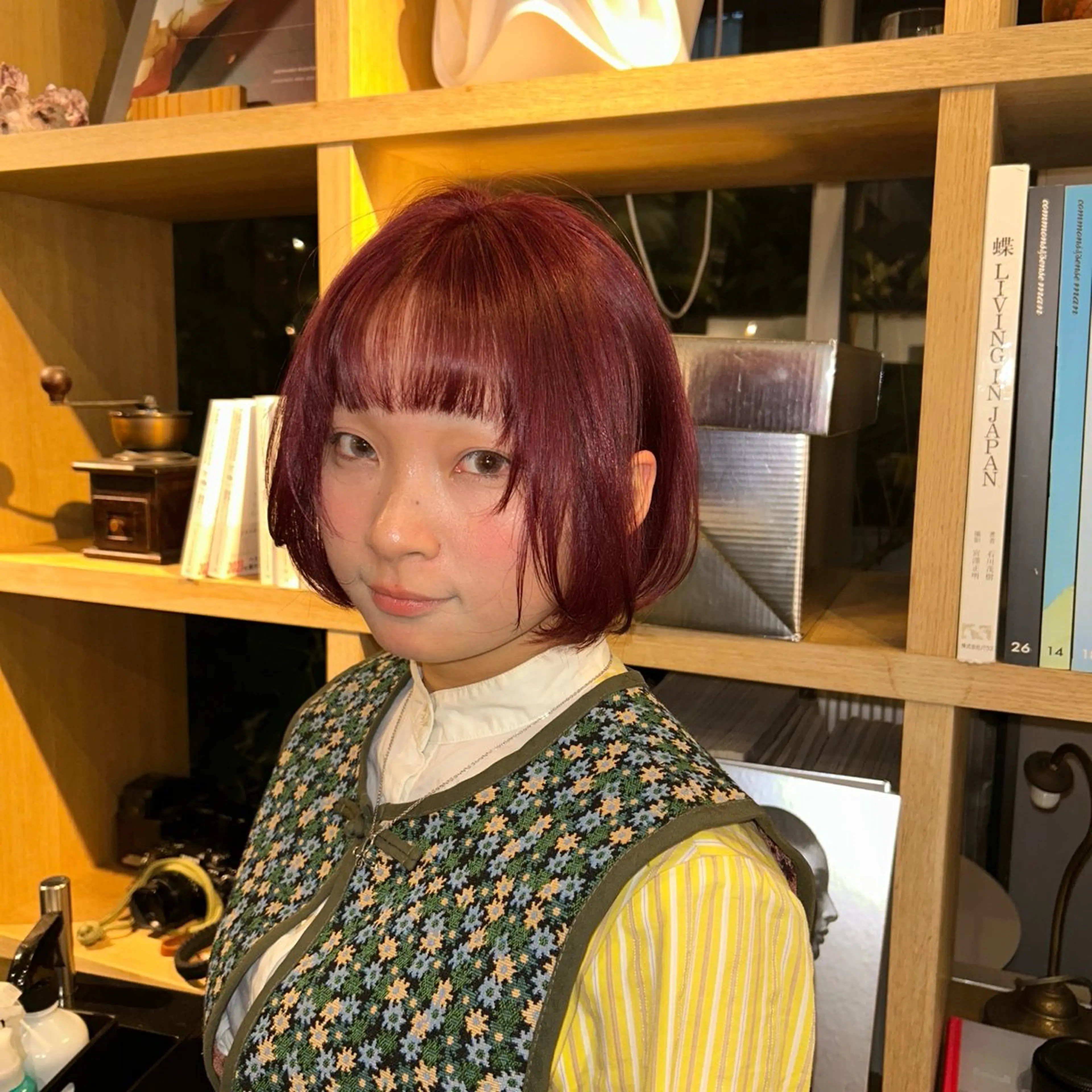 カラー ブリーチ ヘアカラー ⭐️植田瑠菜⭐️ カラー／縮毛矯正のヘアスタイル