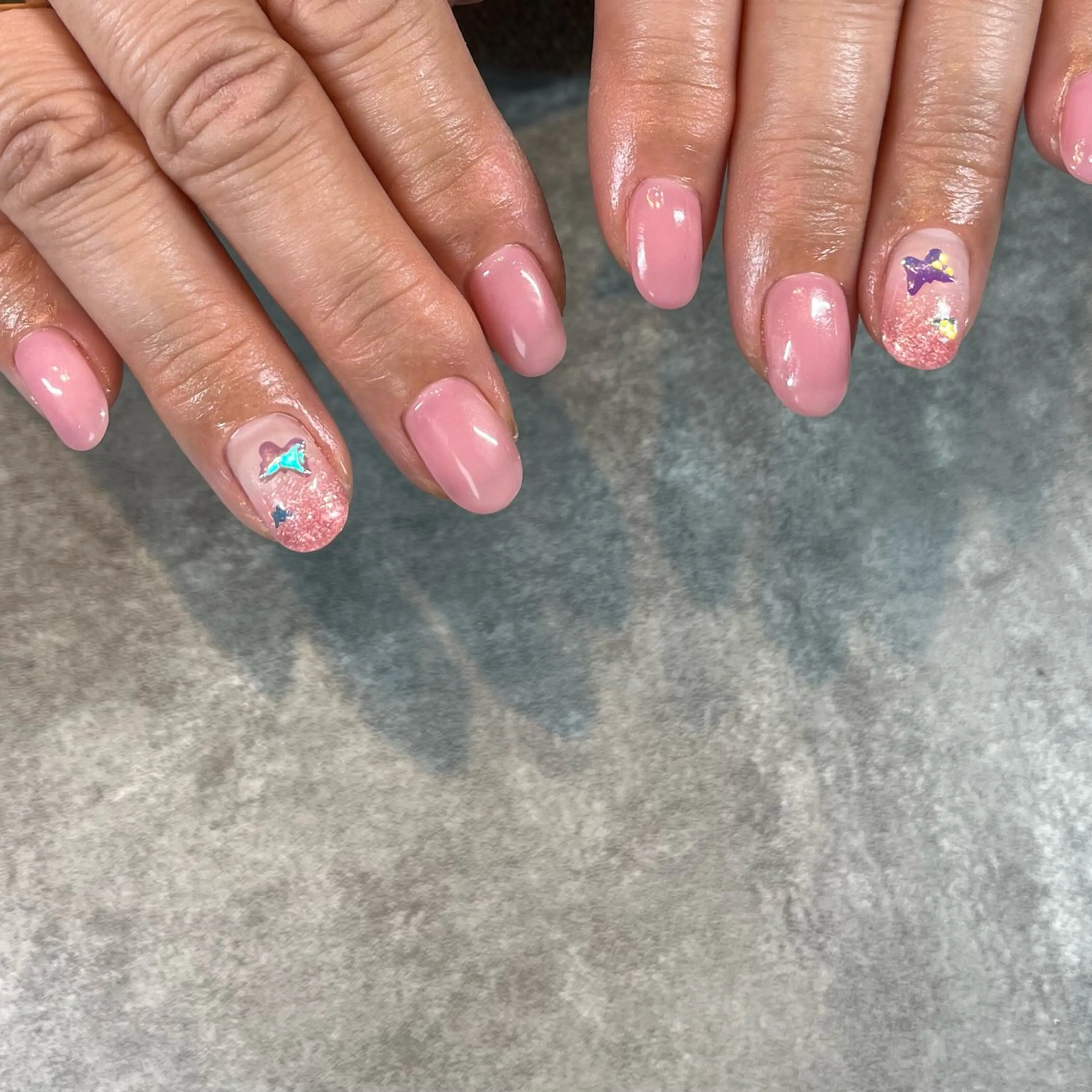 ネイル シンプルネイル salon akua nail＆リラクのマツエク・マツパデザイン