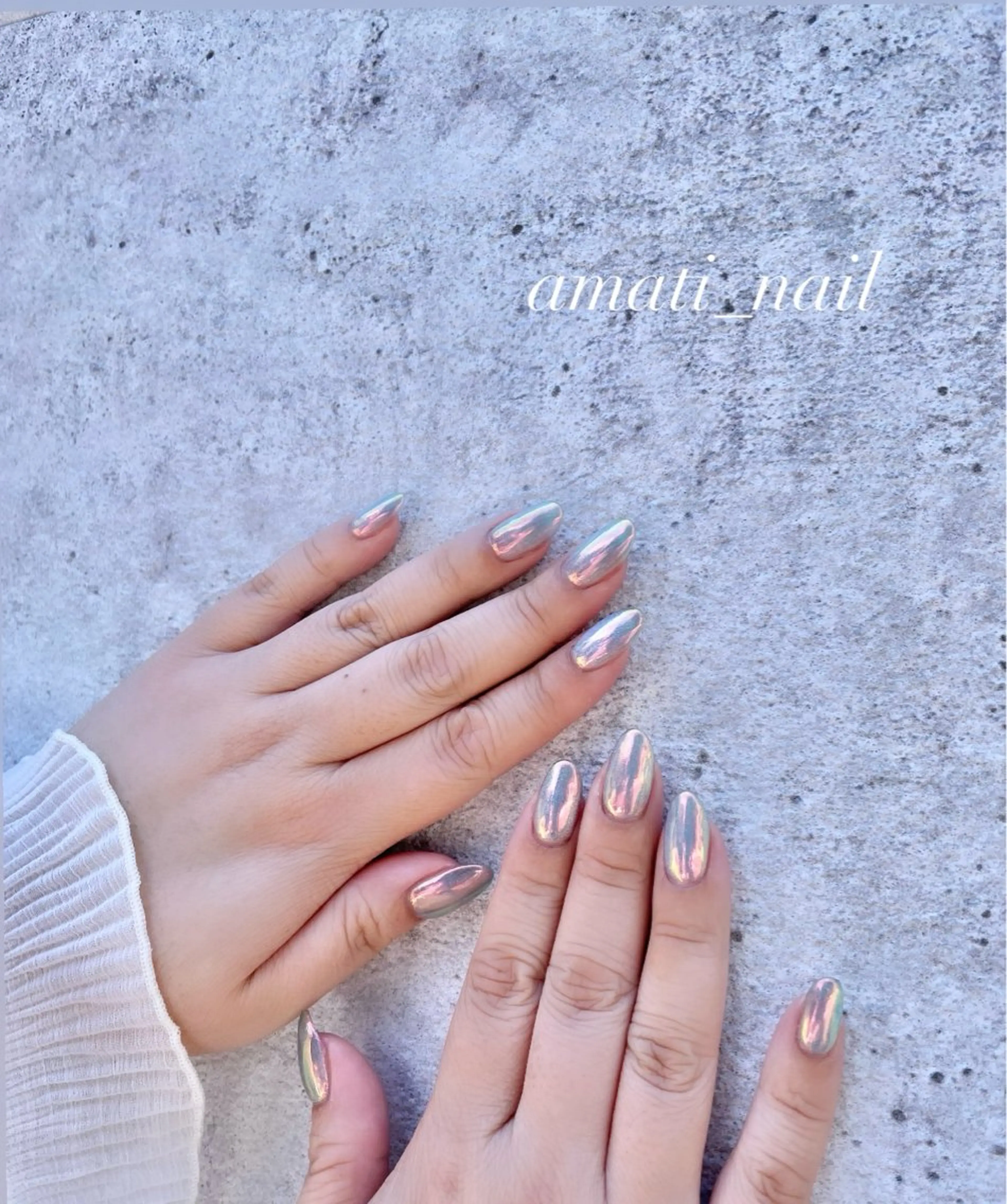 ネイル オーロラネイル フットネイル ジェルネイル マグネットネイル ミラーネイル ハンドネイル amati_nail TAKAKOのネイルデザイン