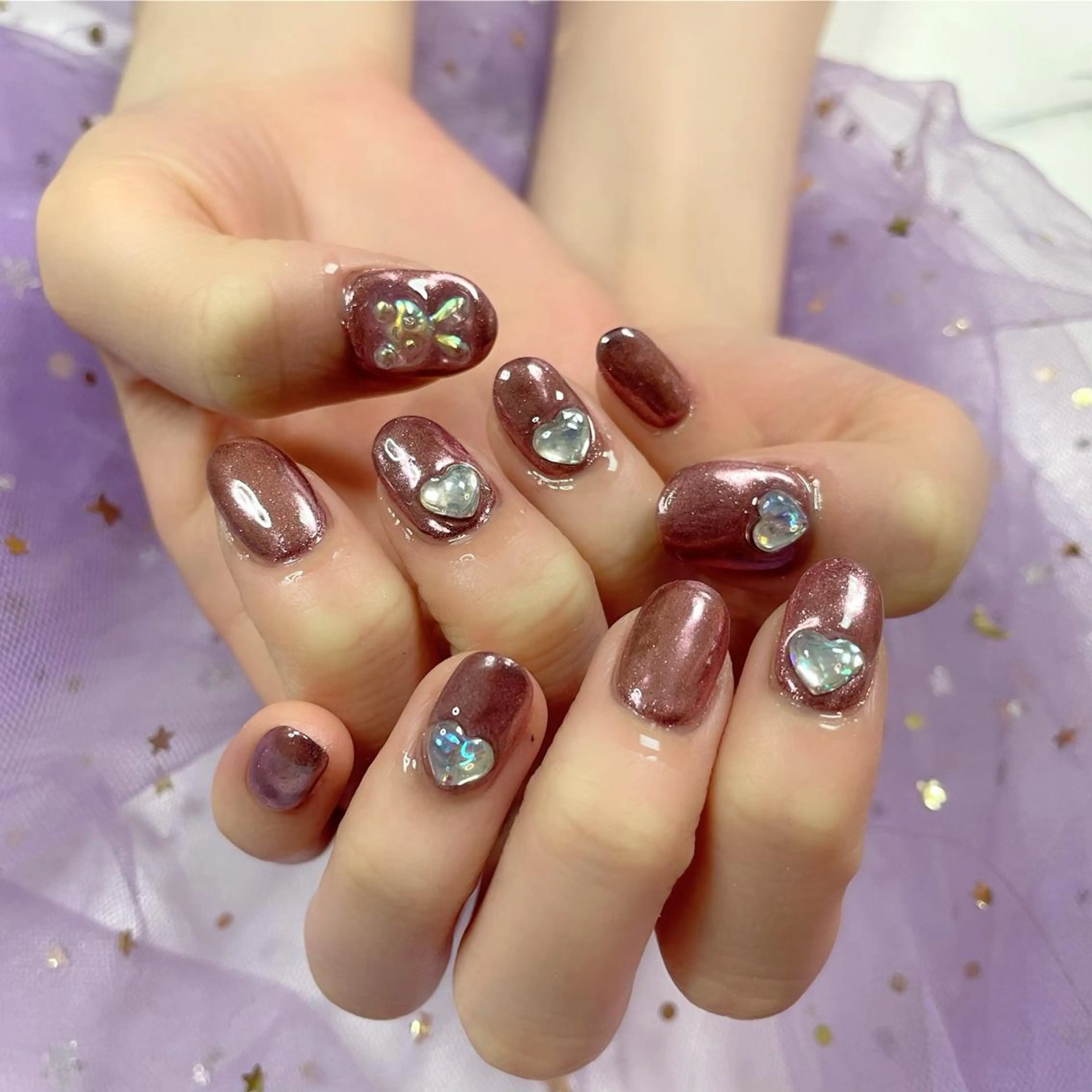 ネイル 持ち込み 畠山 ゆいのネイルデザイン