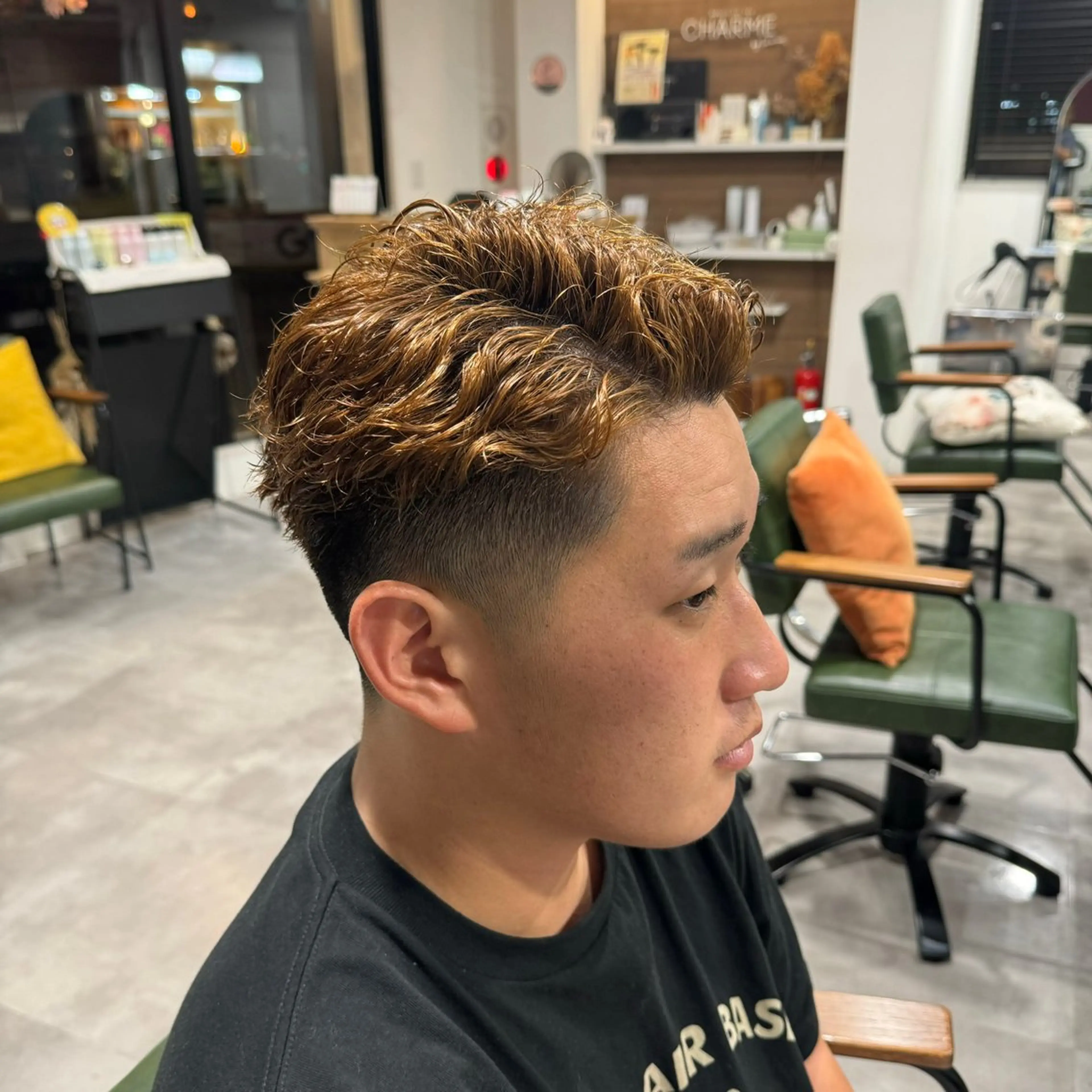 パーマ 平尾/艶カラー/ アッシュ系/中川誠大のヘアスタイル