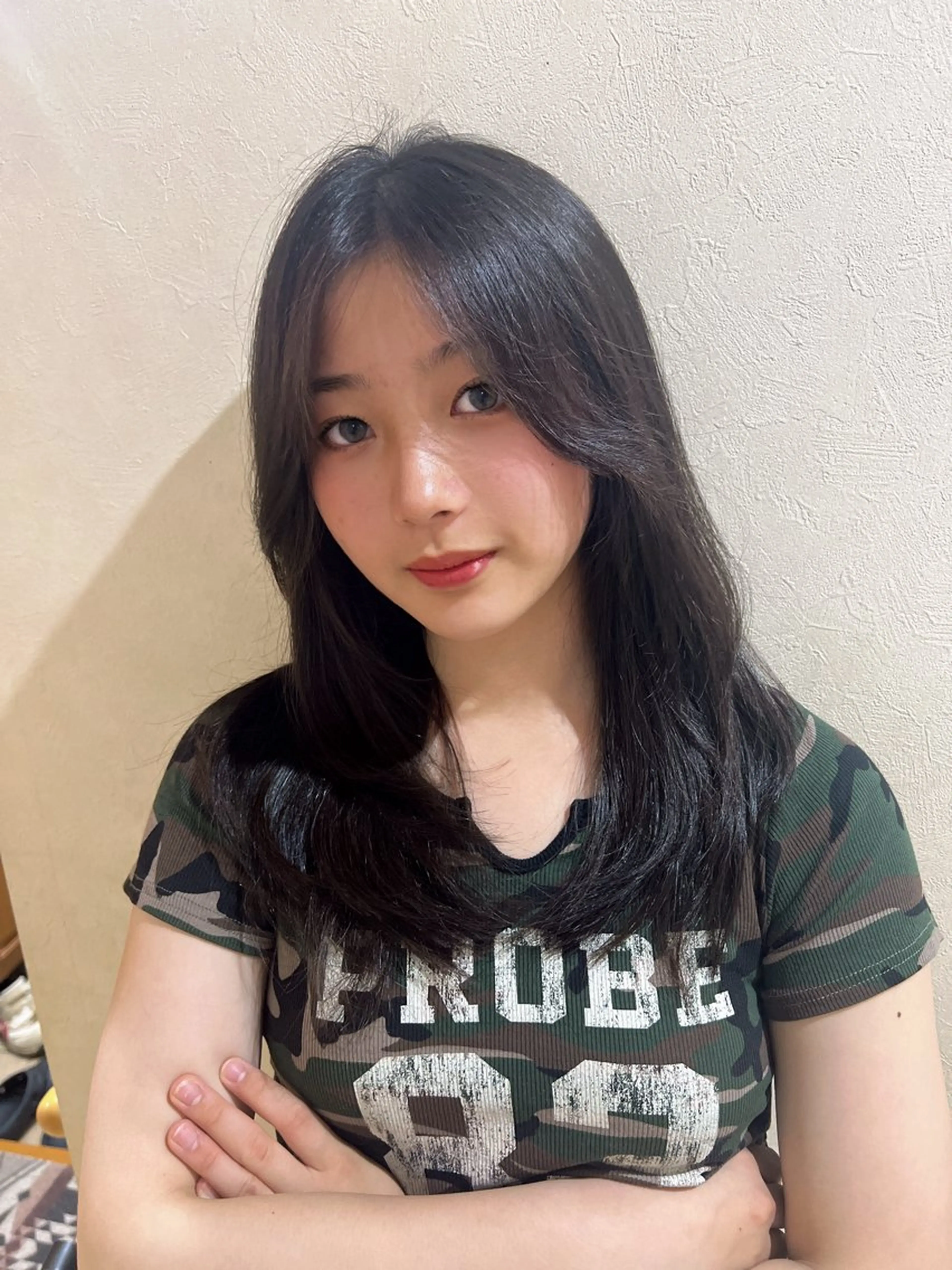 セミロング くまざき　なな /メンズモデル募集のヘアスタイル