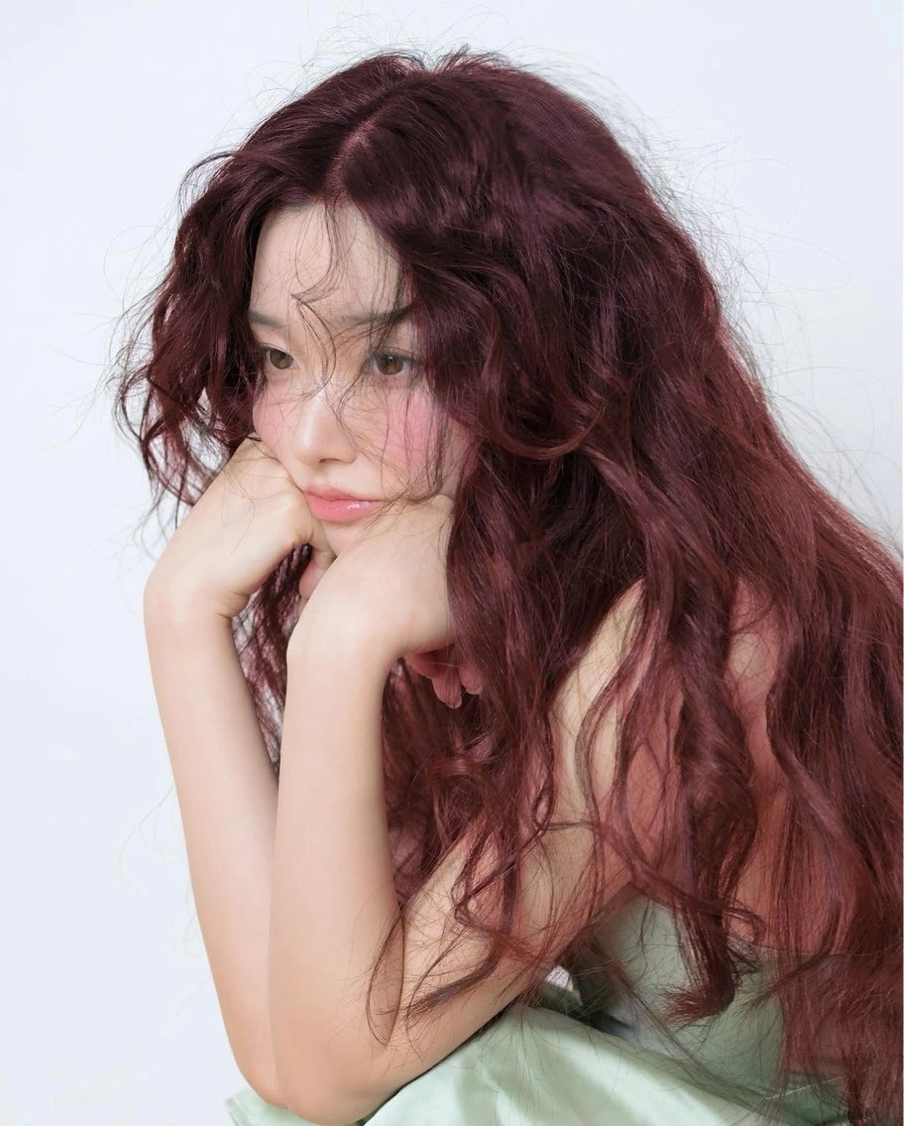 カラー ヘアカラー rinka/暖色 ボブカットモデルのヘアスタイル