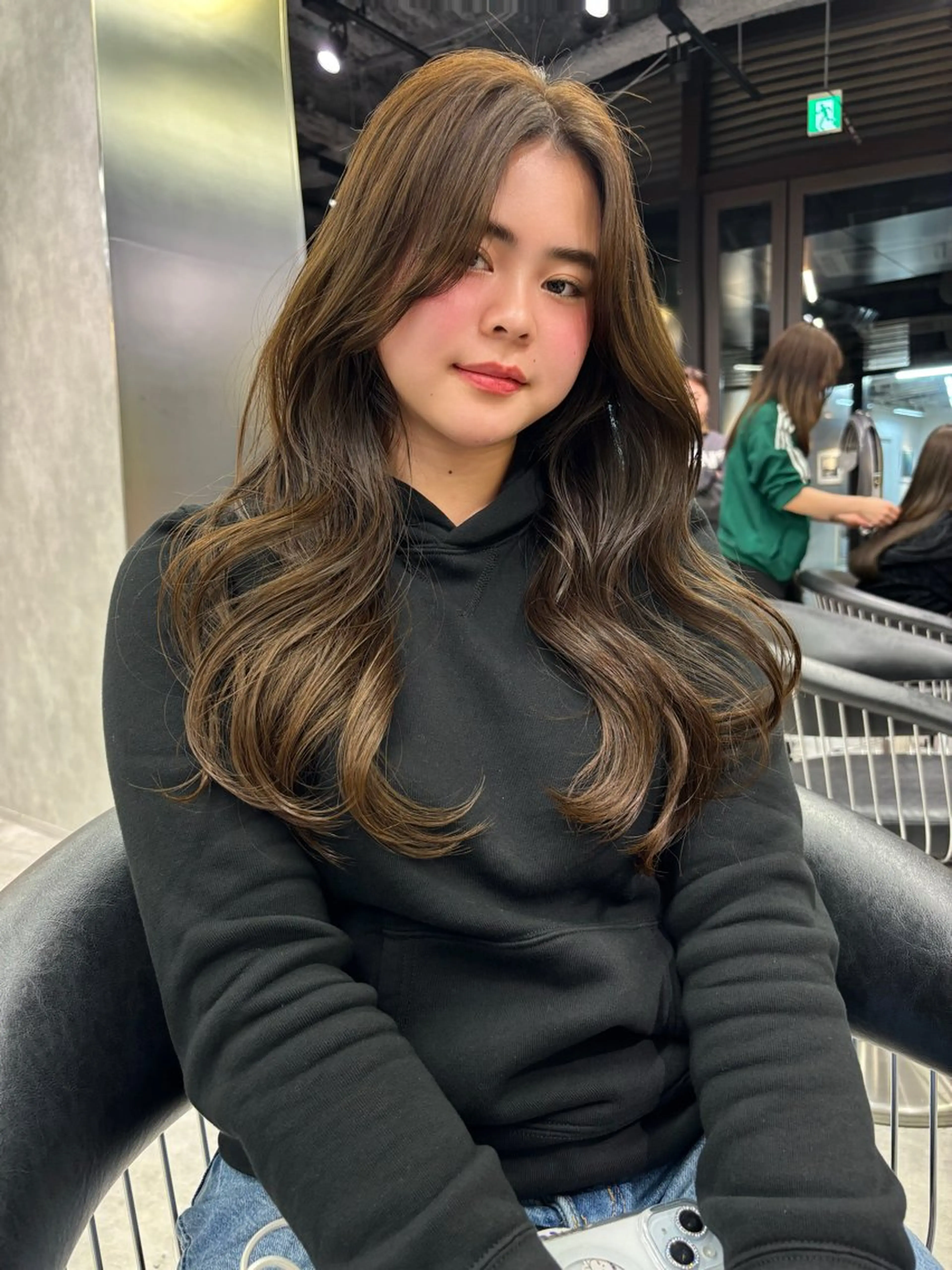 ロング ヘアカラー トリートメント 🌷レイヤー・ボブ /tomomi🌷のヘアスタイル