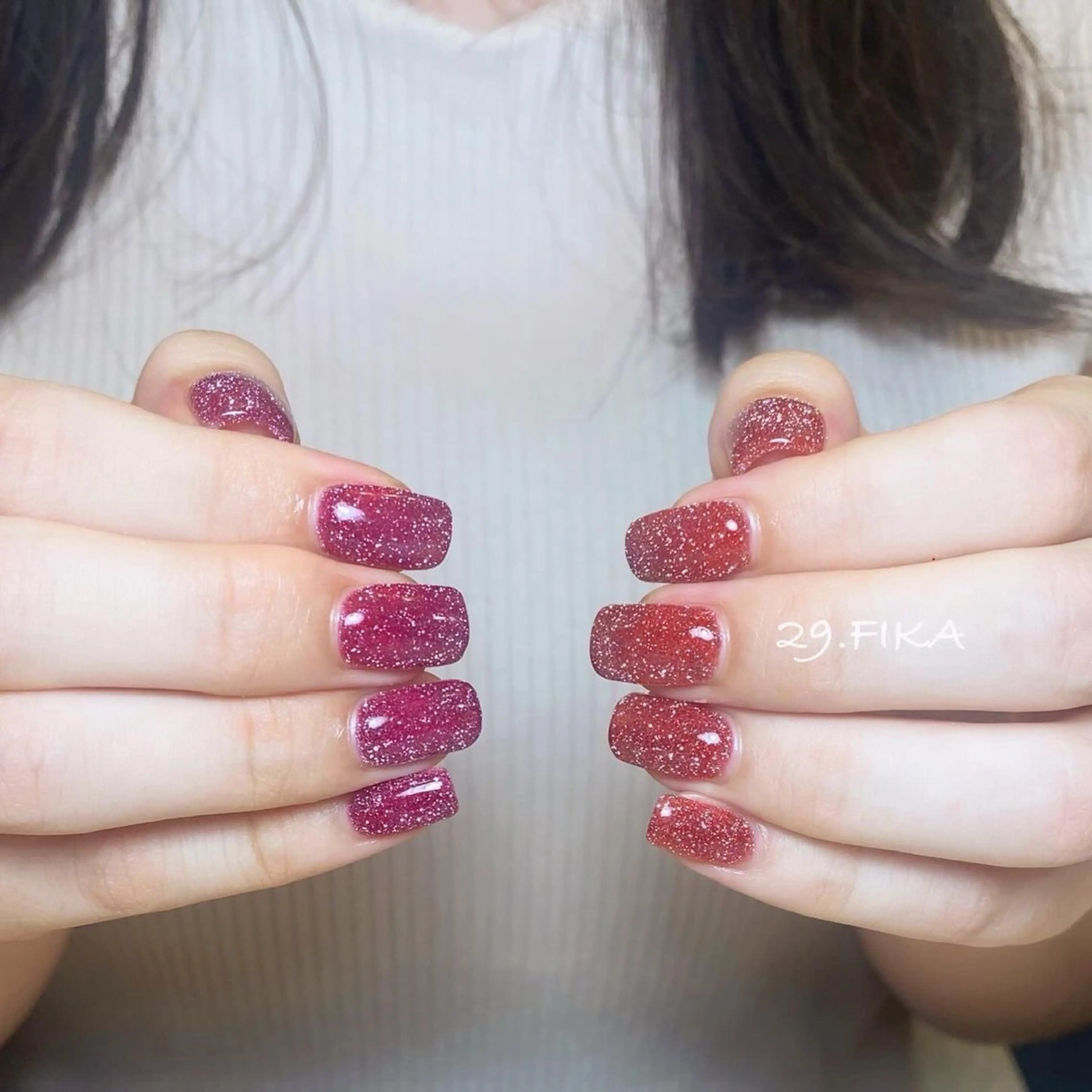 【オフ有】フラッシュワンカラー（スカルプオフは🆖）の写真