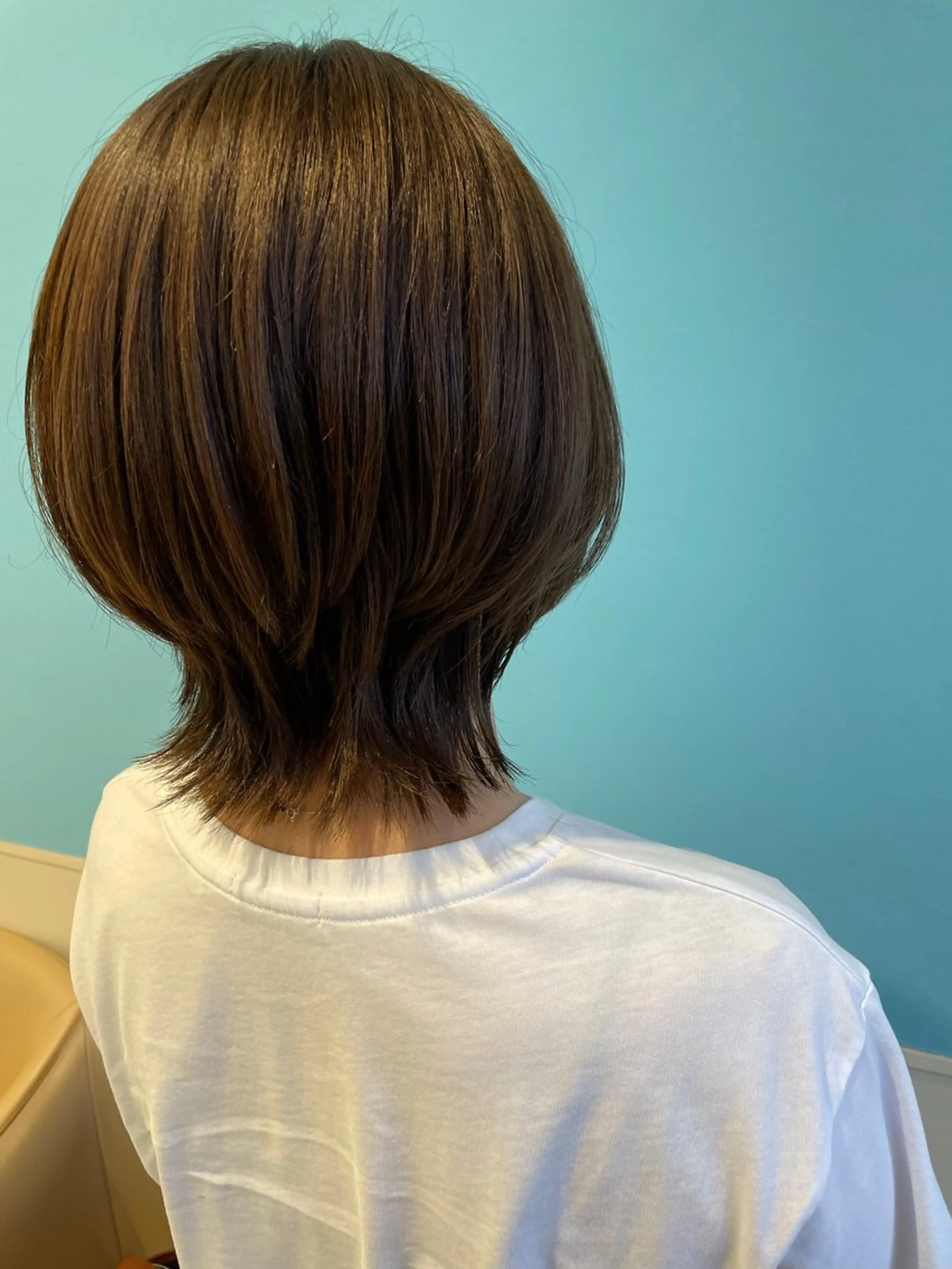 ミディアム カット ヘアカラー トリートメント 日置 大智のヘアスタイル