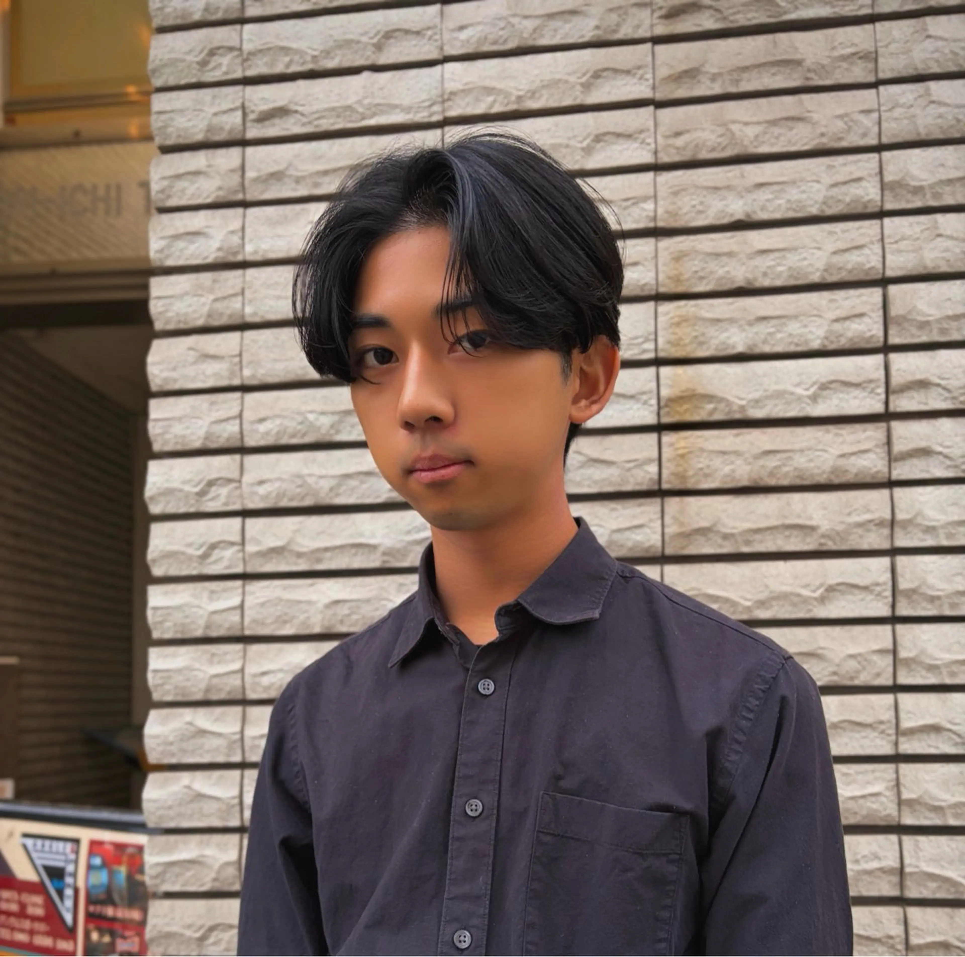 ショート メンズ センターパート カット daichi (UMM)のヘアスタイル