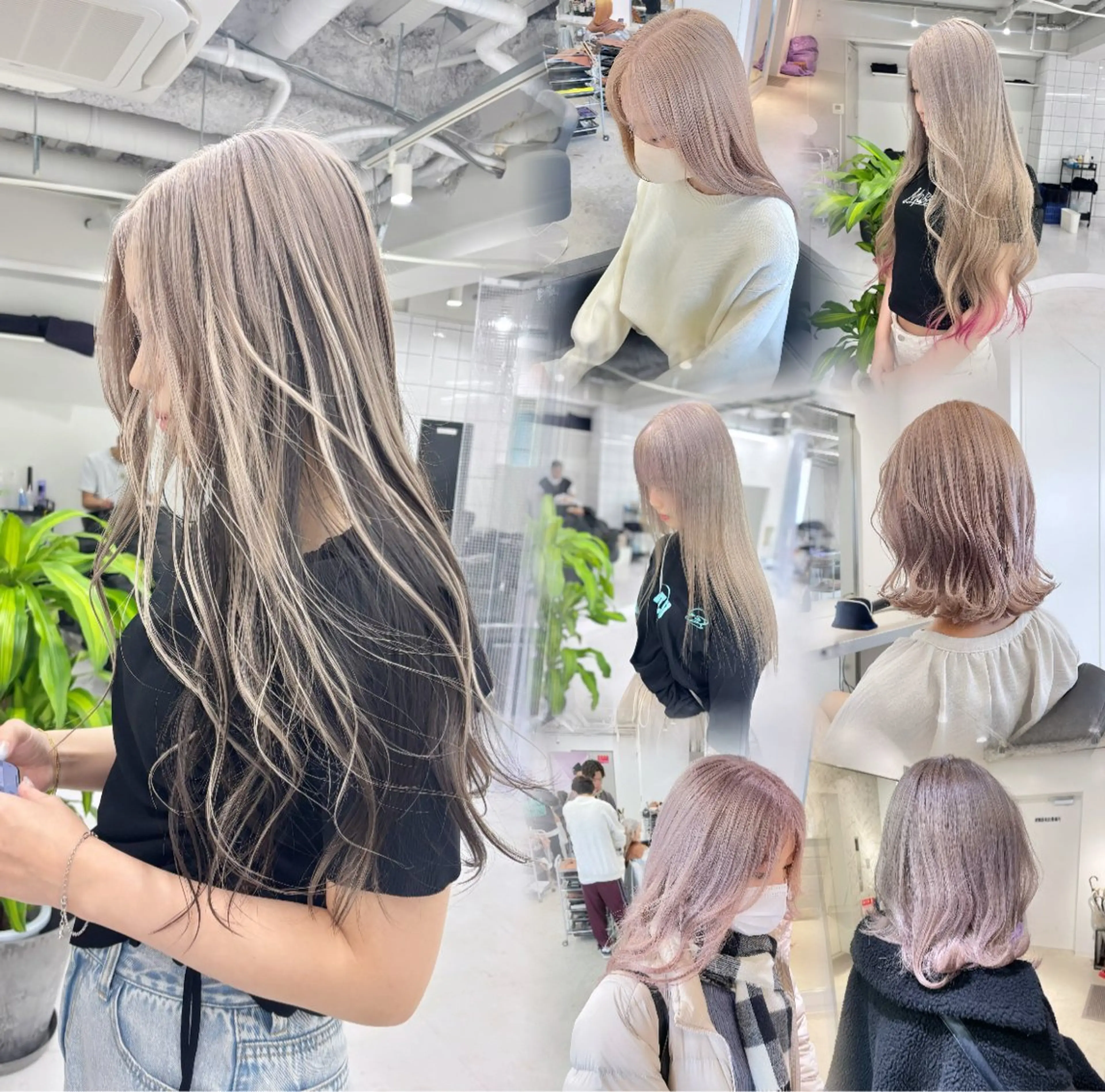 ミディアム カラー 🎗副店長/井上 竜 ブリーチ指名No.1のヘアスタイル