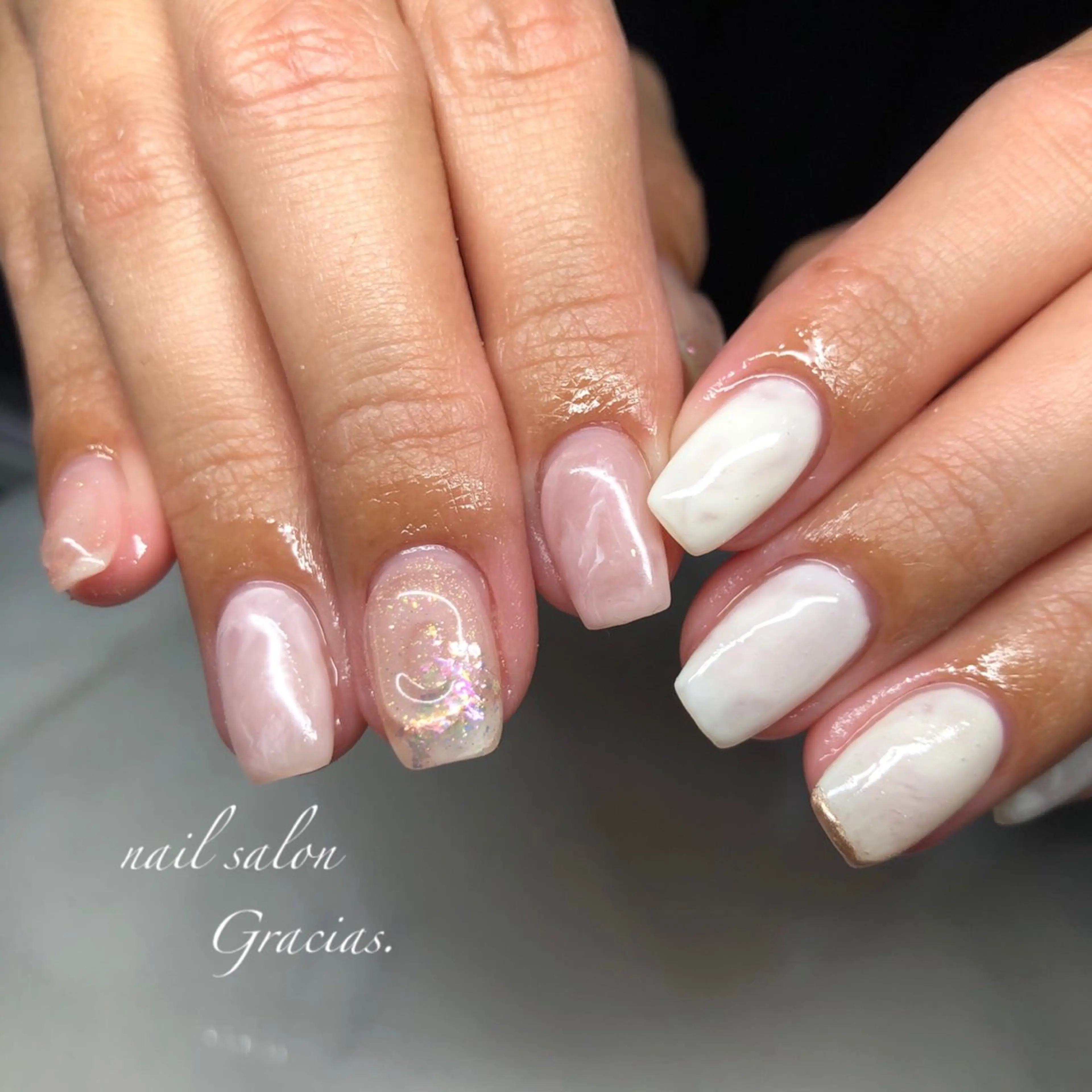 ネイル ハンドネイル Gracias. rieのネイルデザイン