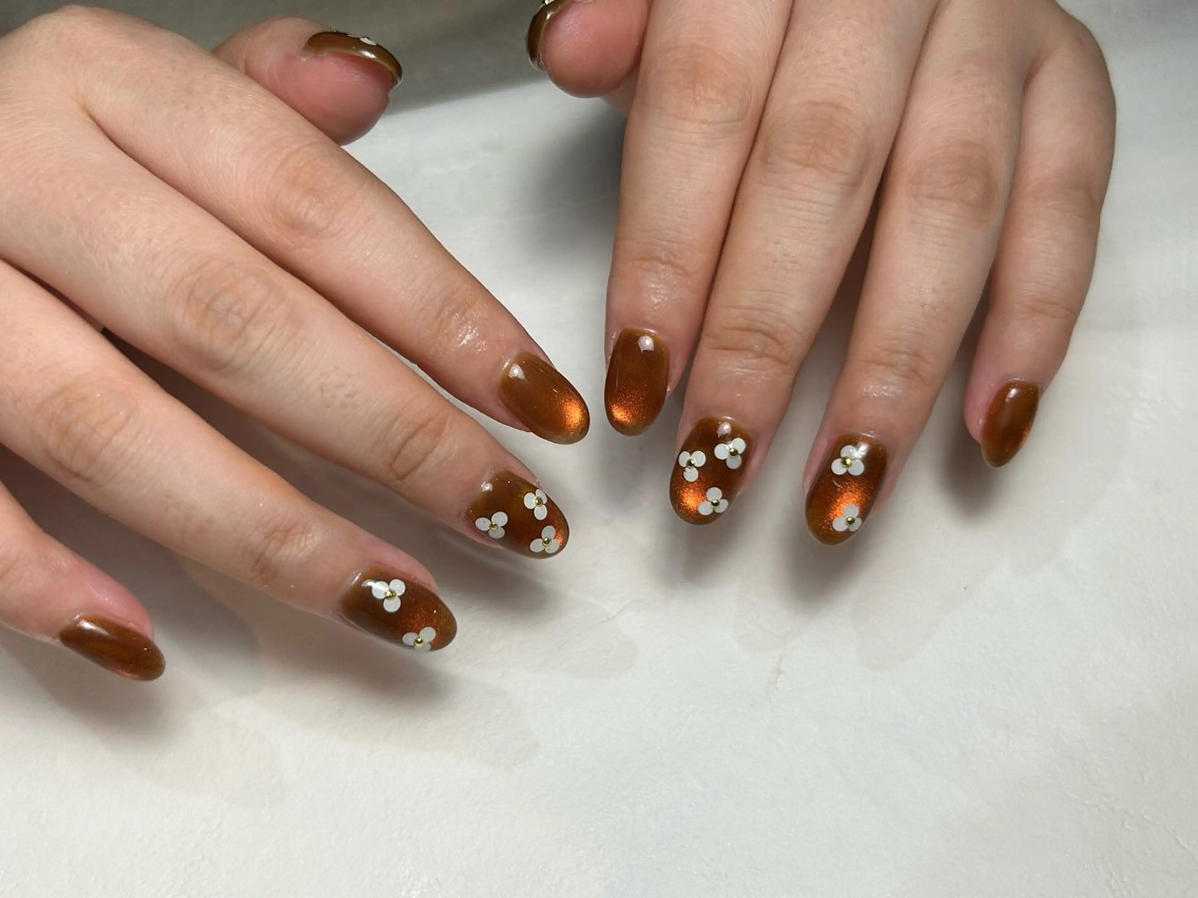 ネイル キラキラネイル マグネットネイル ニュアンスネイル ハンドネイル MARU NAIL nanokaのネイルデザイン