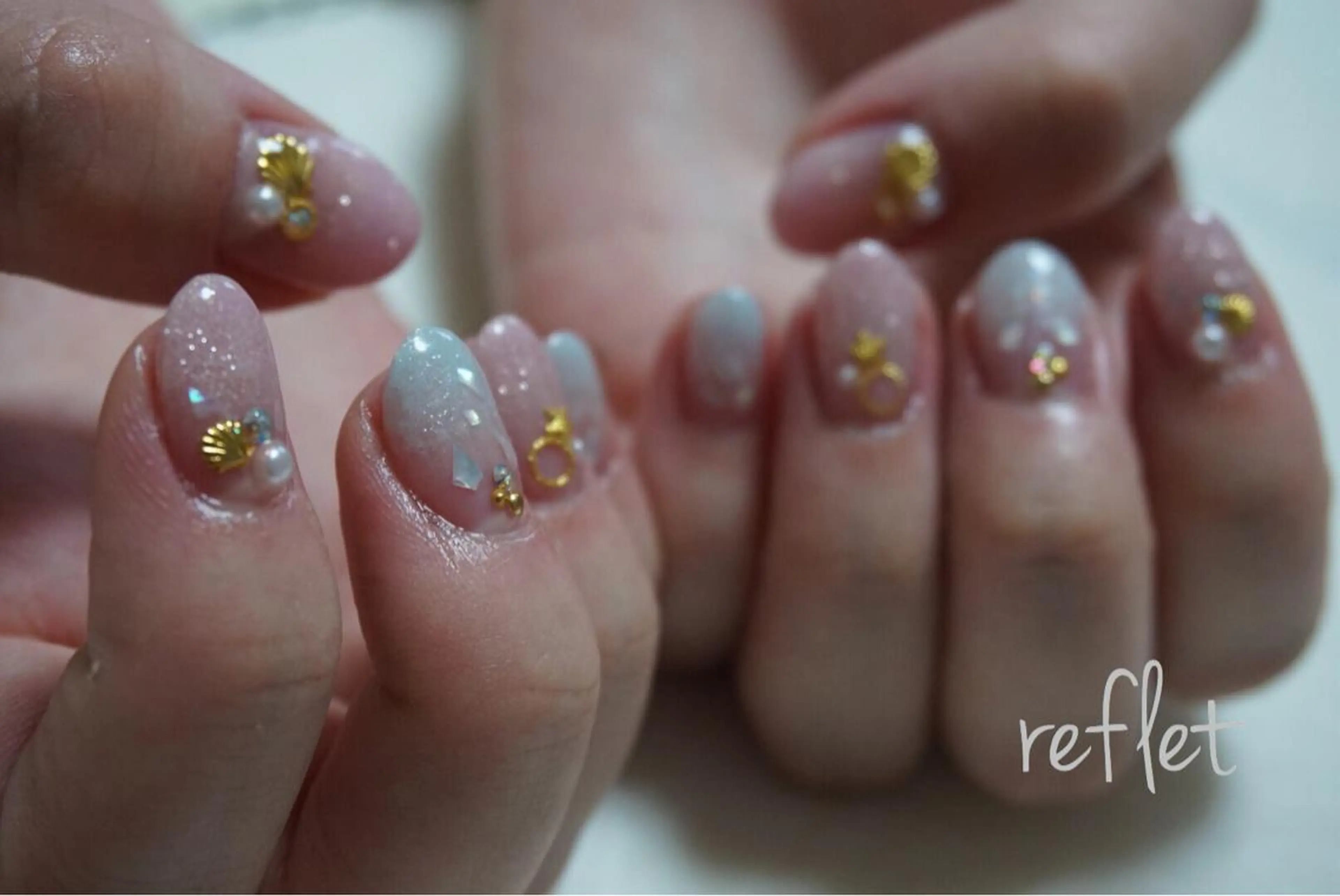 ネイル グラデーション ハンドネイル reflet nailのネイルデザイン