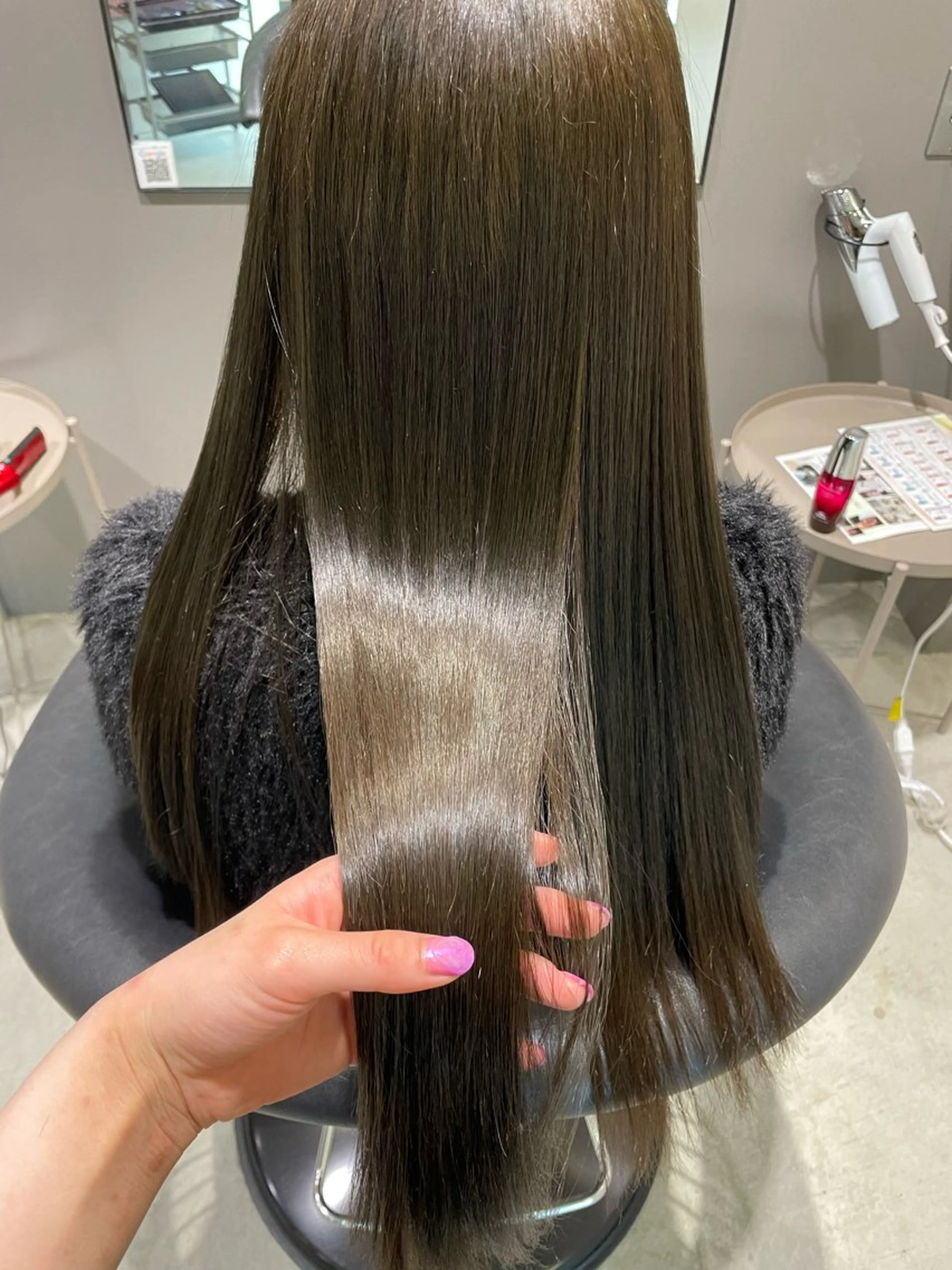 うるツヤ髪質改善カラーの写真