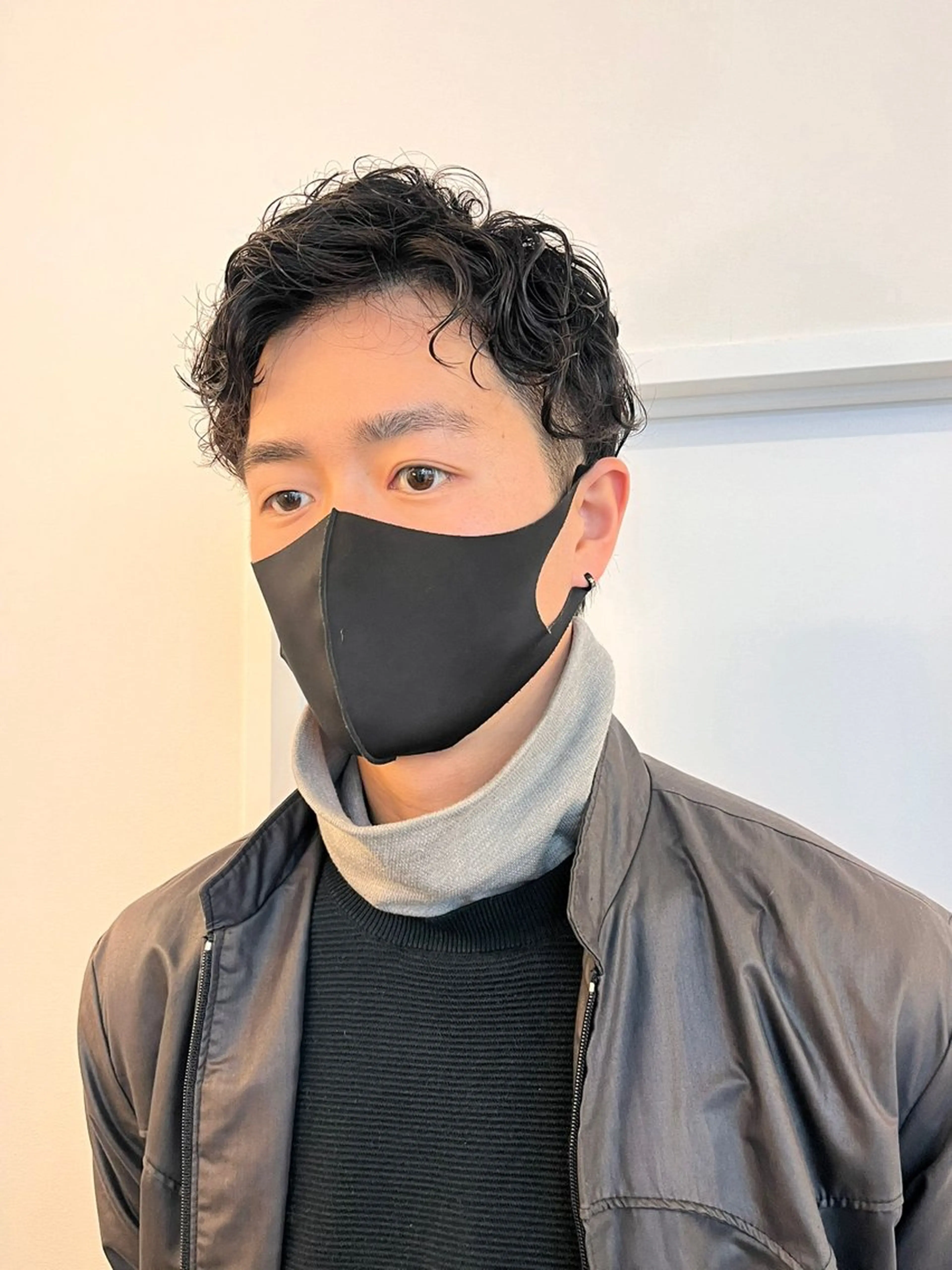 パーマ メンズ レイヤーカット/韓国 ヘア/ honokaのヘアスタイル