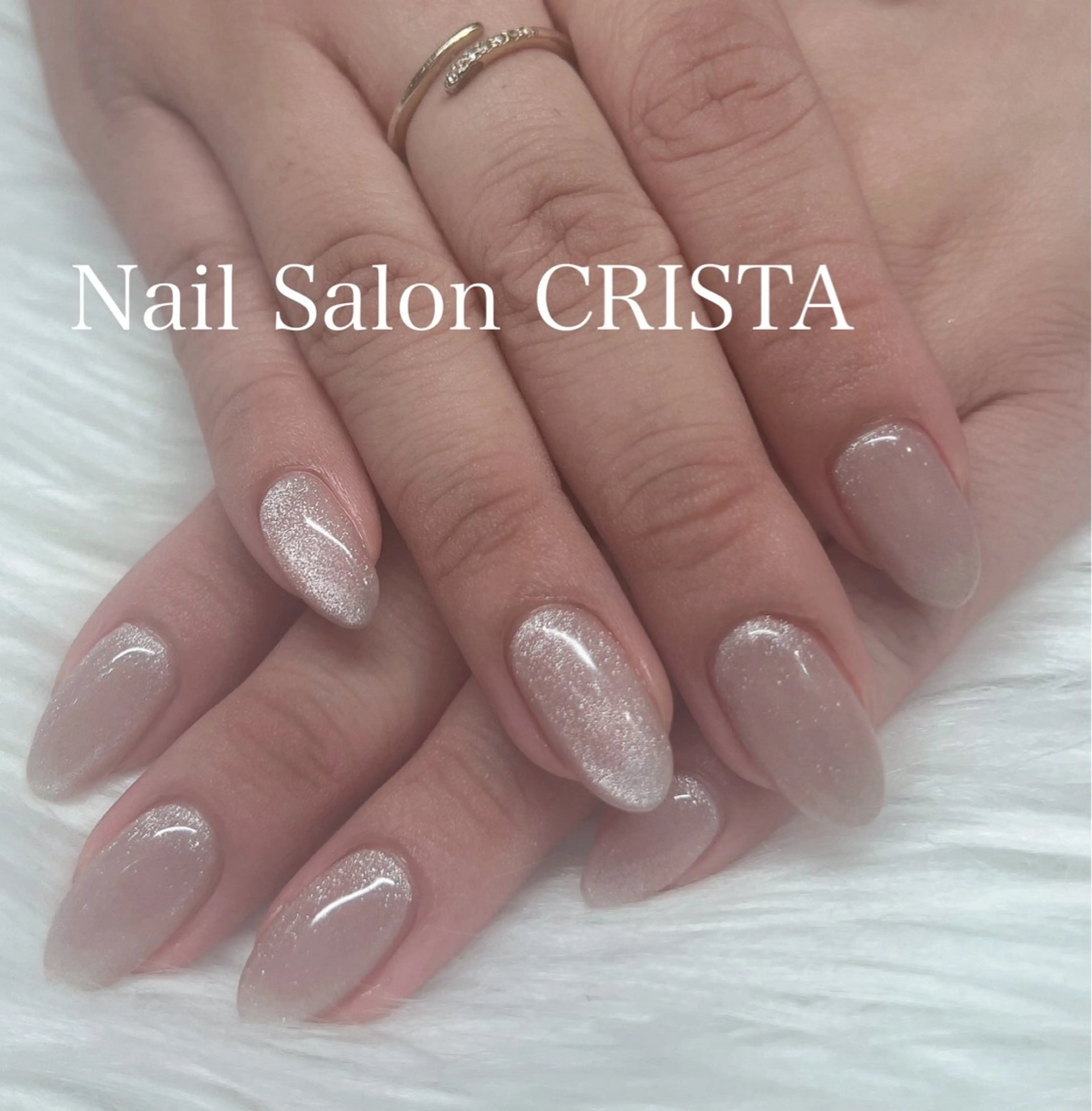 ネイル ジェルネイル マグネットネイル パラジェル ハンドネイル Nail Salon CRISTA所属・CRISTA chikakoのネイルデザイン