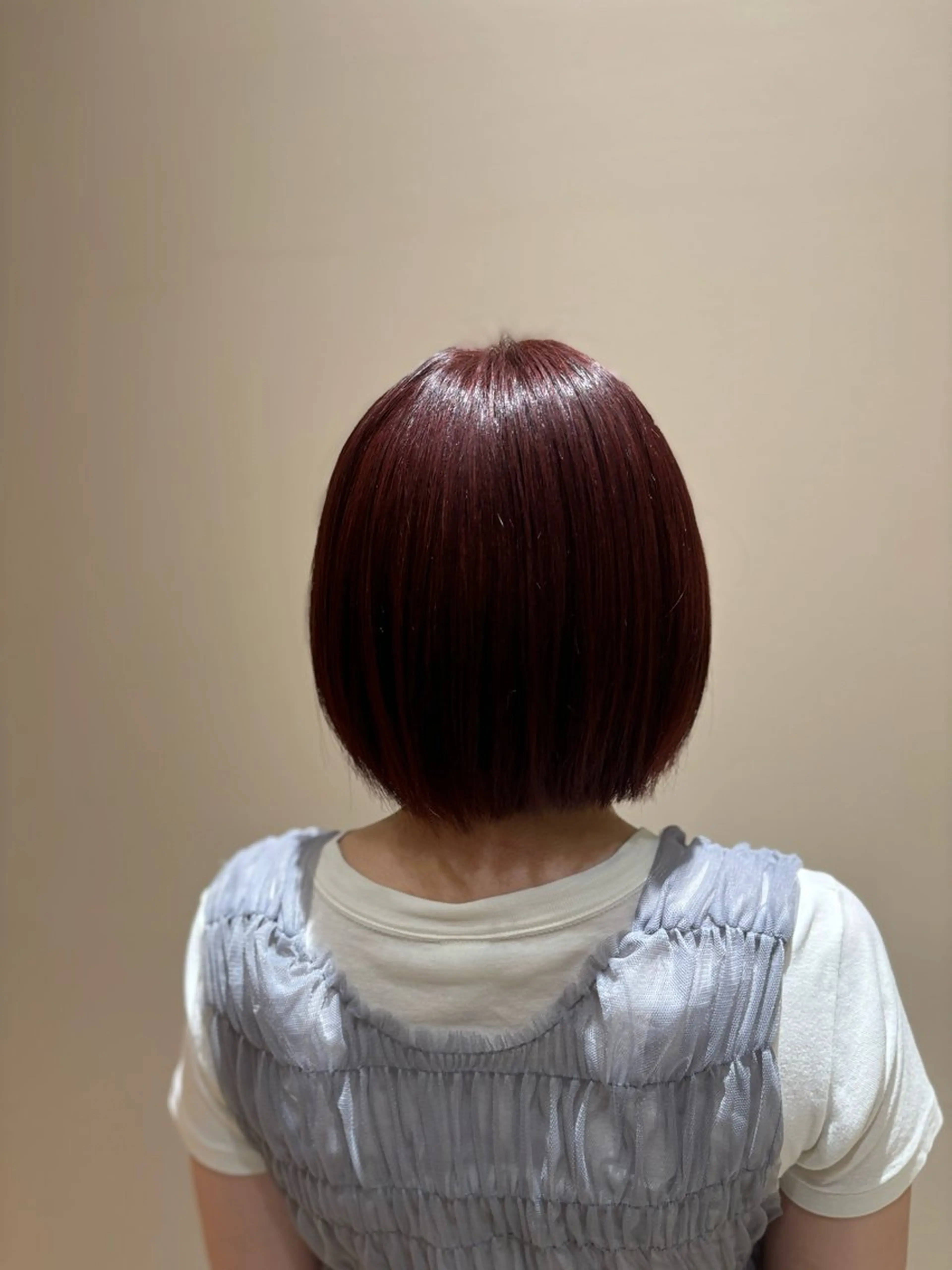 ミディアム 中島愛佳🐥⸒⸒ 縮毛矯正/艶髪カラーのヘアスタイル