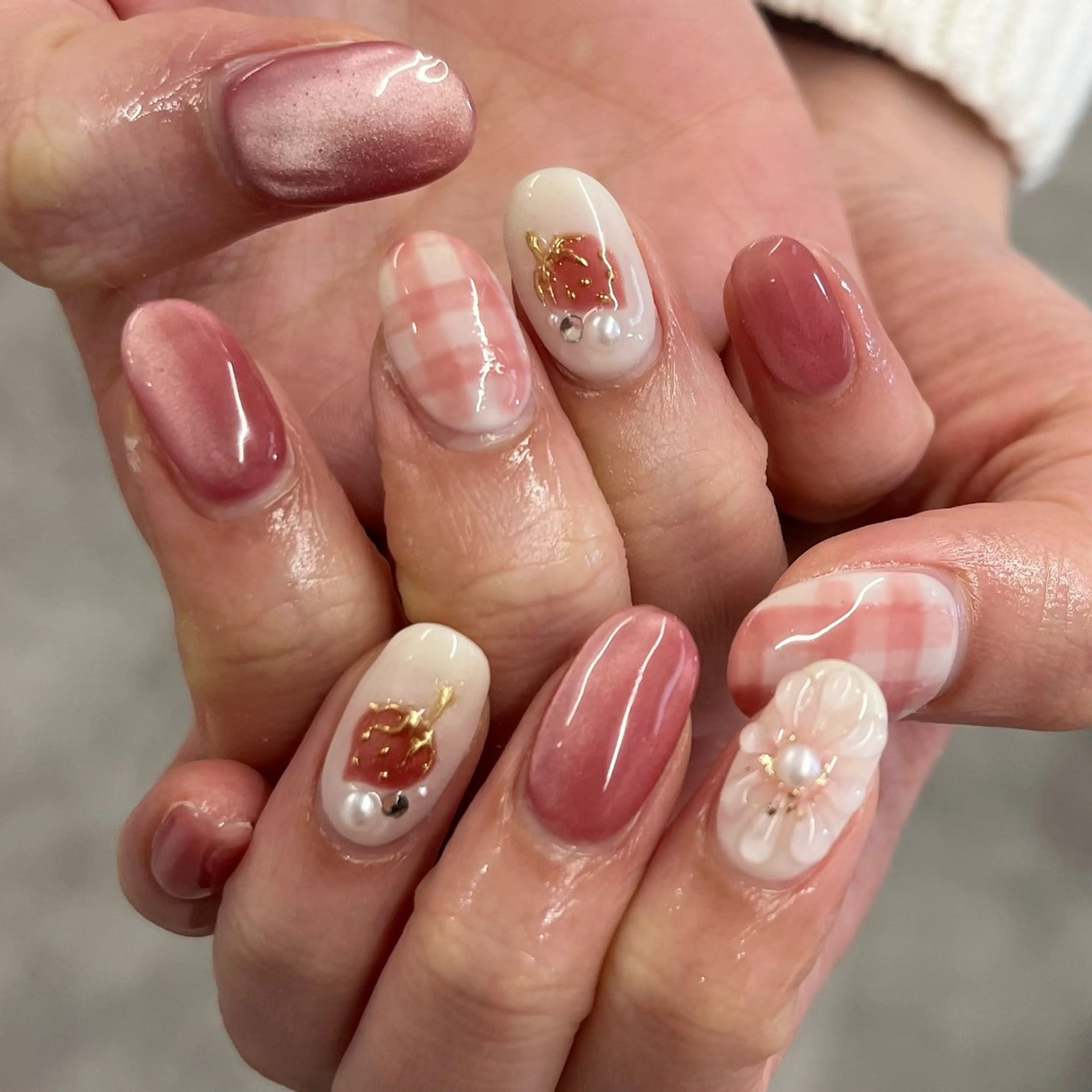 ネイル ハンドネイル ෆYura Nailෆのネイルデザイン