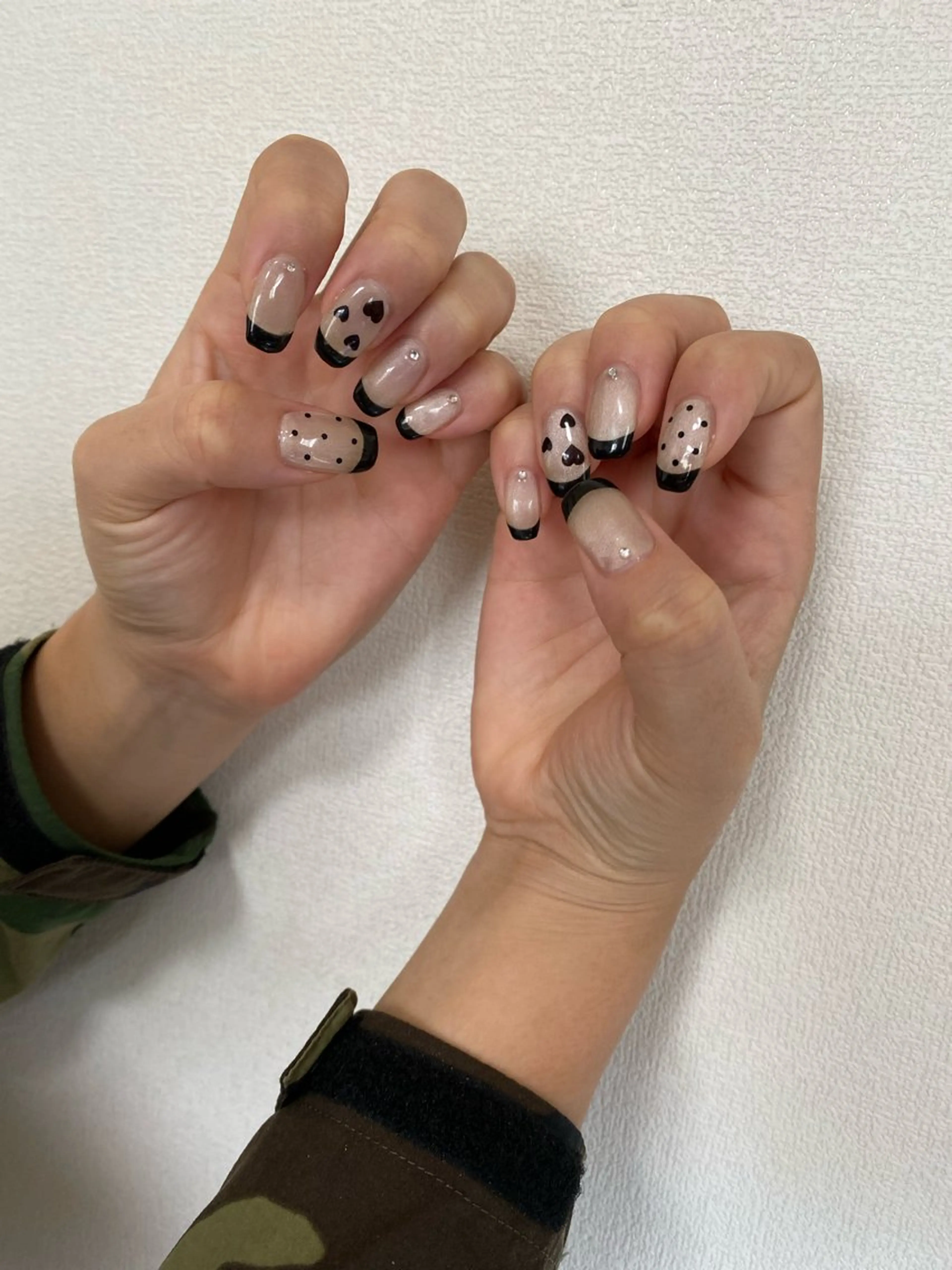 ネイル フレンチネイル 自宅サロン FeelFreeのマツエク・マツパデザイン