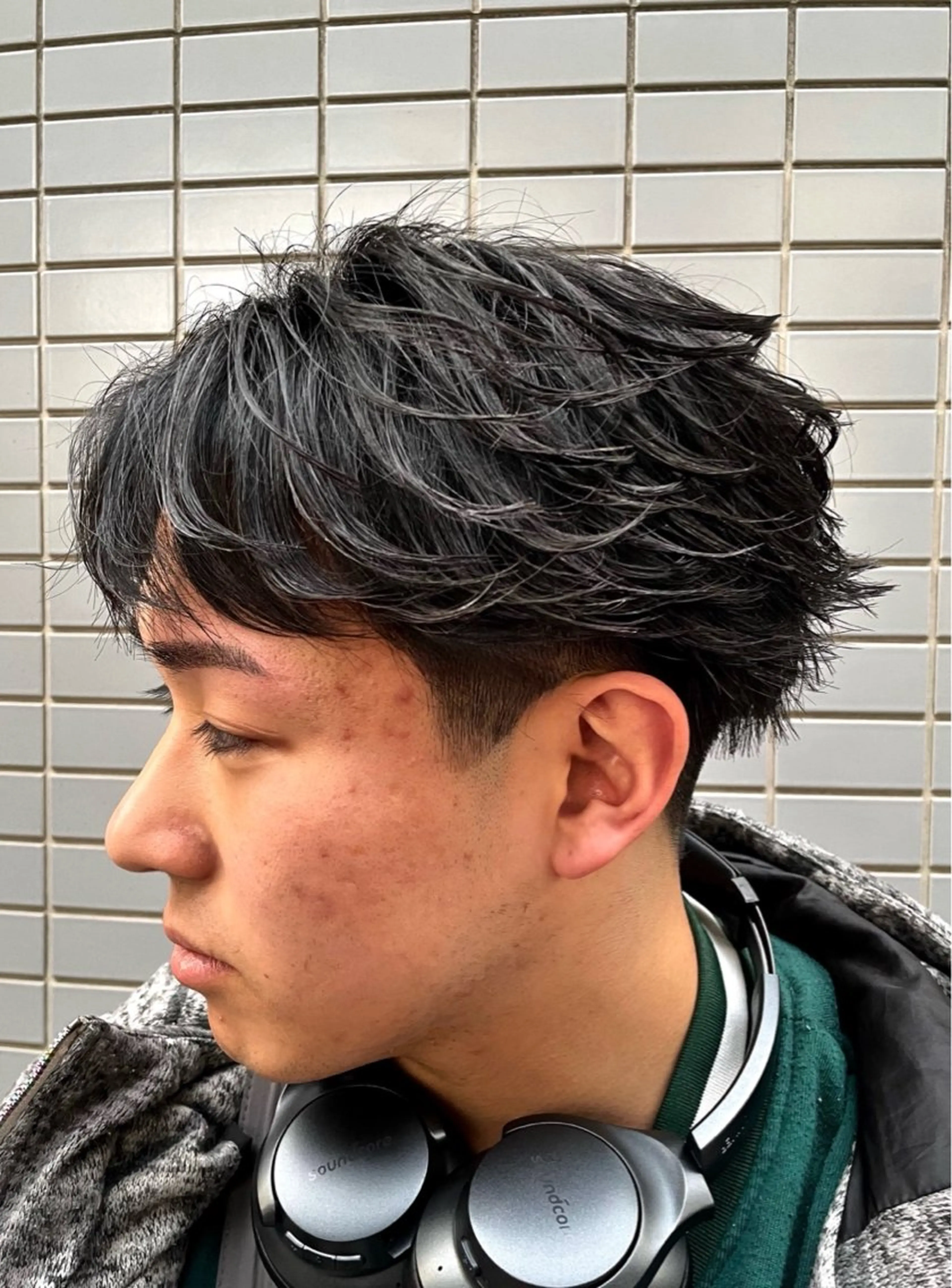 ショート メンズパーマ梅田 ・川副史晶のヘアスタイル