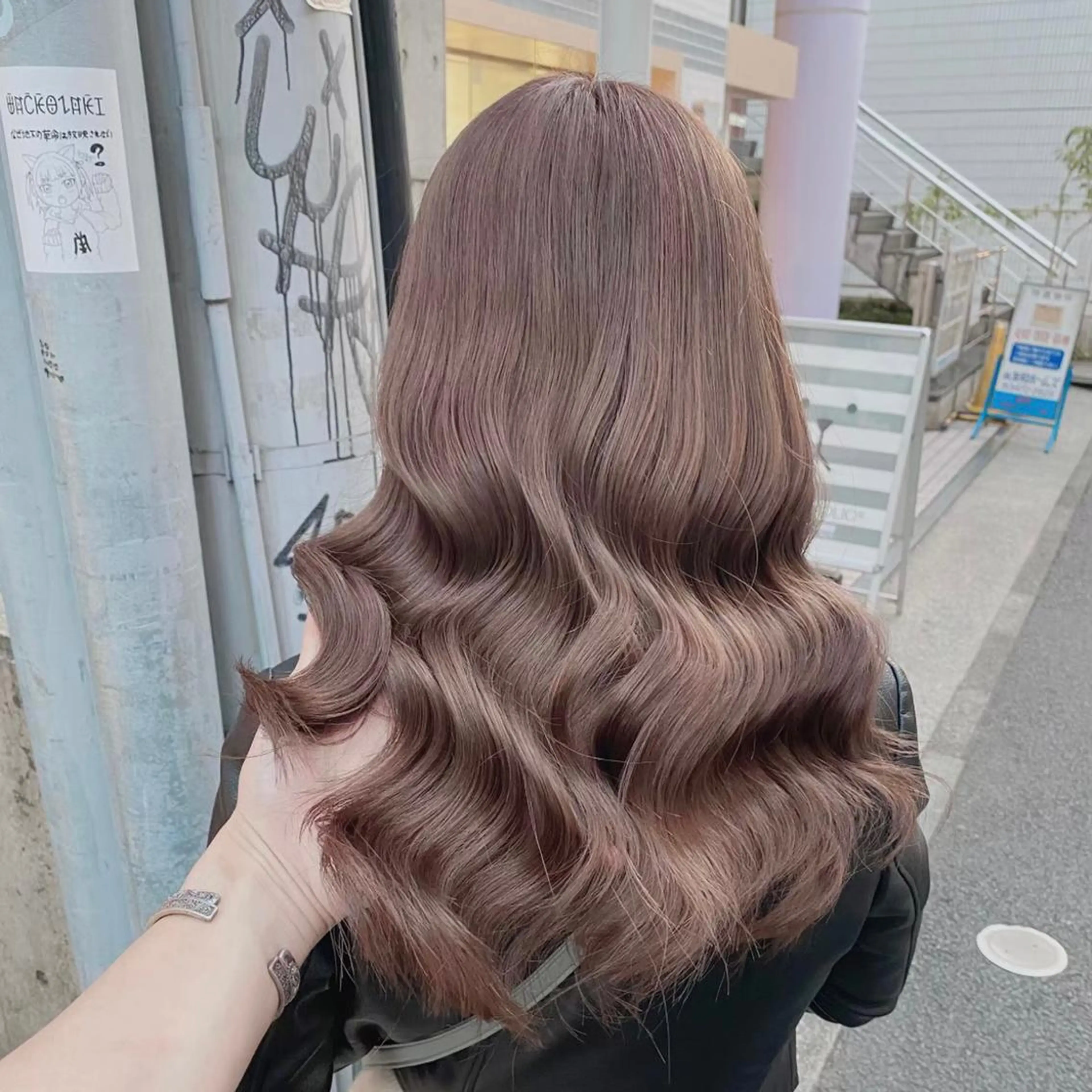 セミロング カラー ダブルカラー特化💍 tiam💍韓国ヘアのヘアスタイル