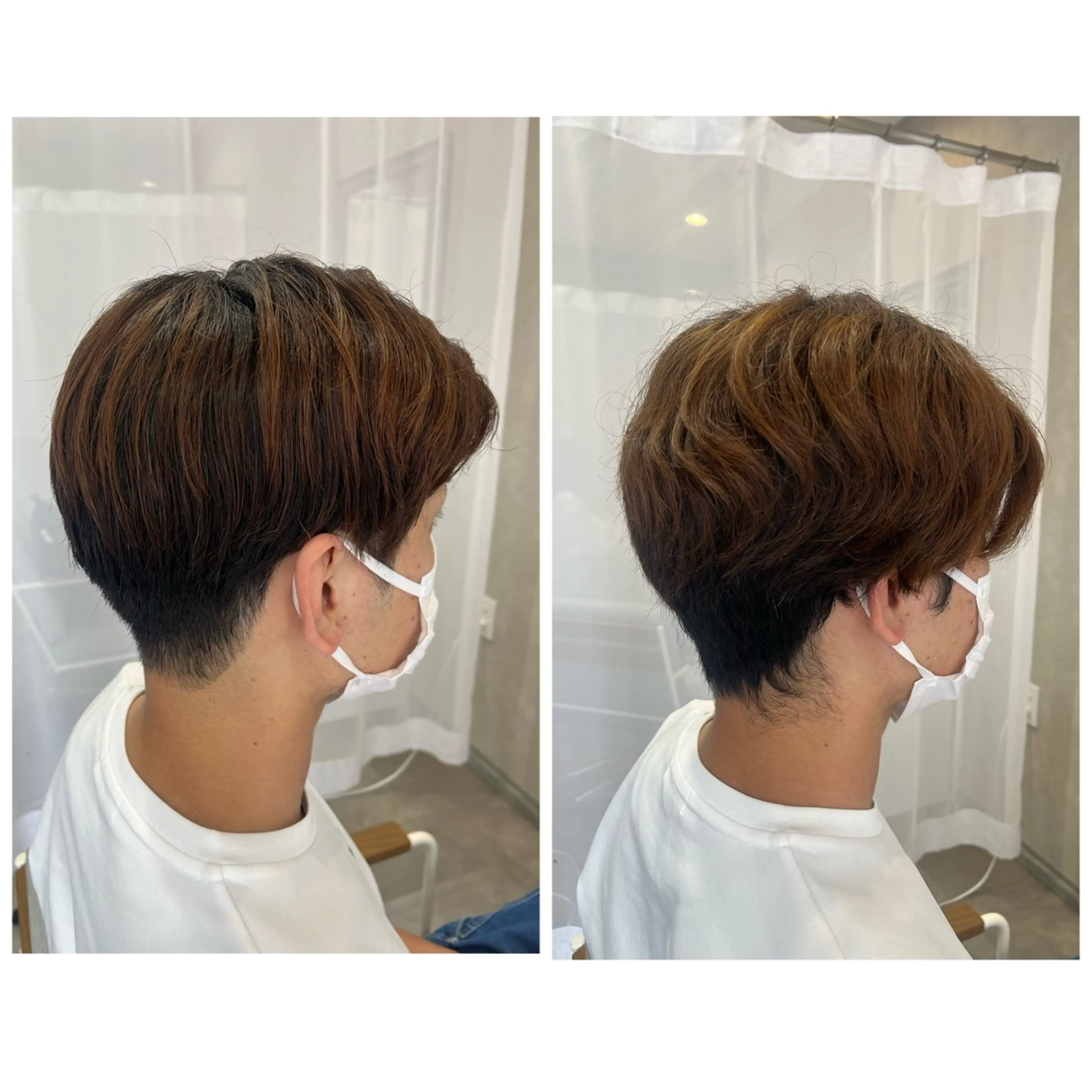 メンズ カット 森 愛友のヘアスタイル
