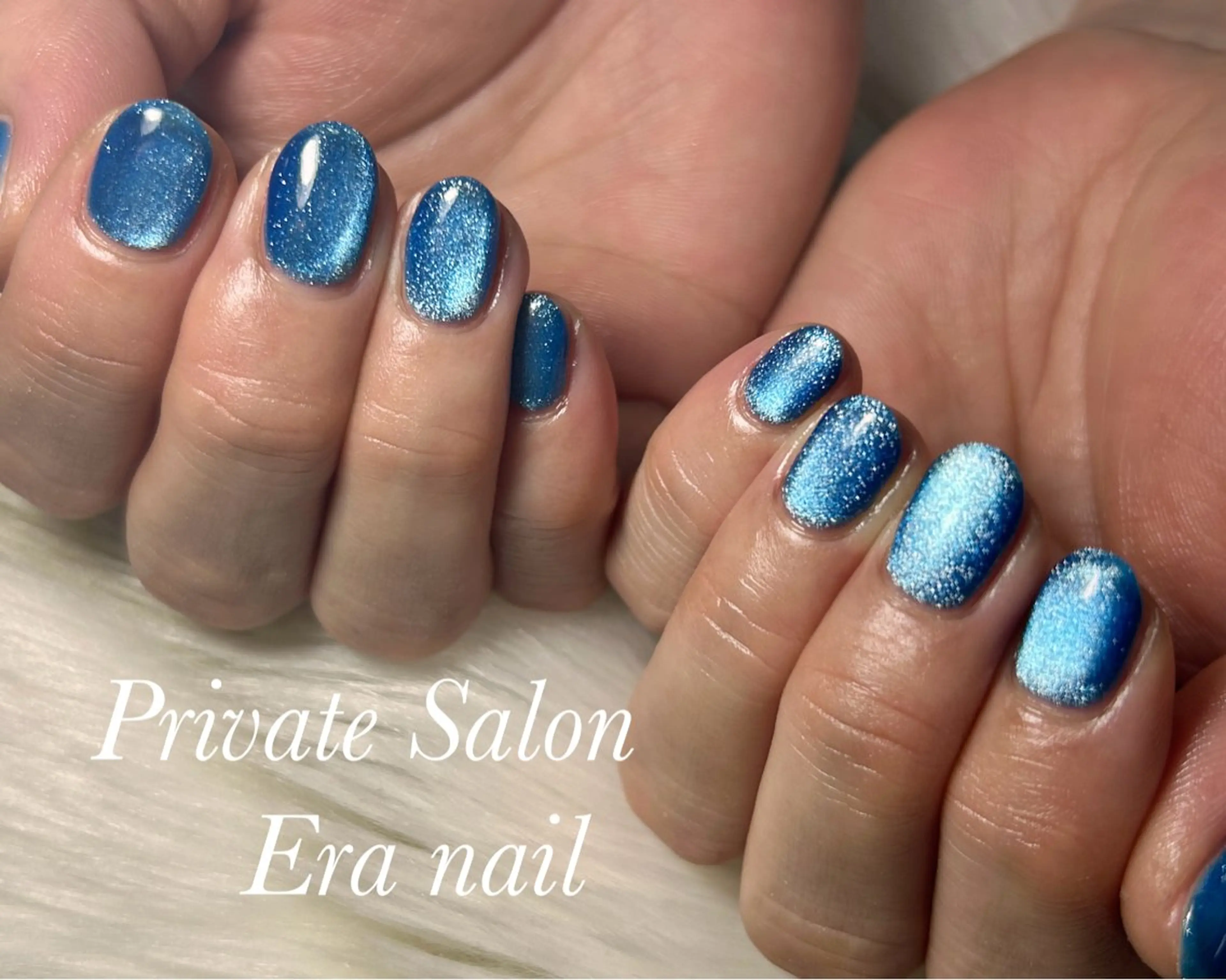 ネイル マグネットネイル マグネットワンカラー ワンカラーネイル ハンドネイル Era nailのネイルデザイン