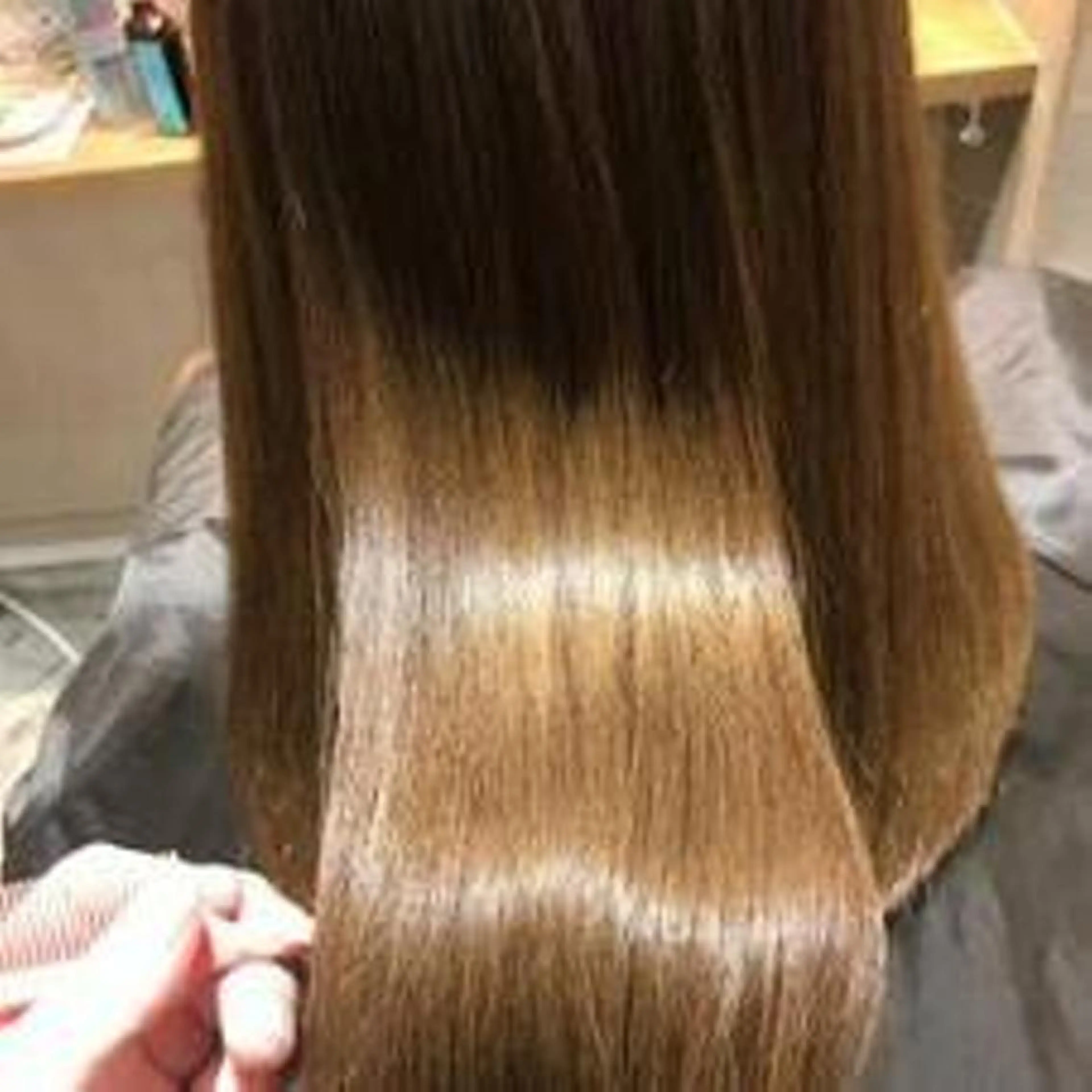 セミロング トリートメント 💓透明感カラー 心斎橋No1💓のヘアスタイル