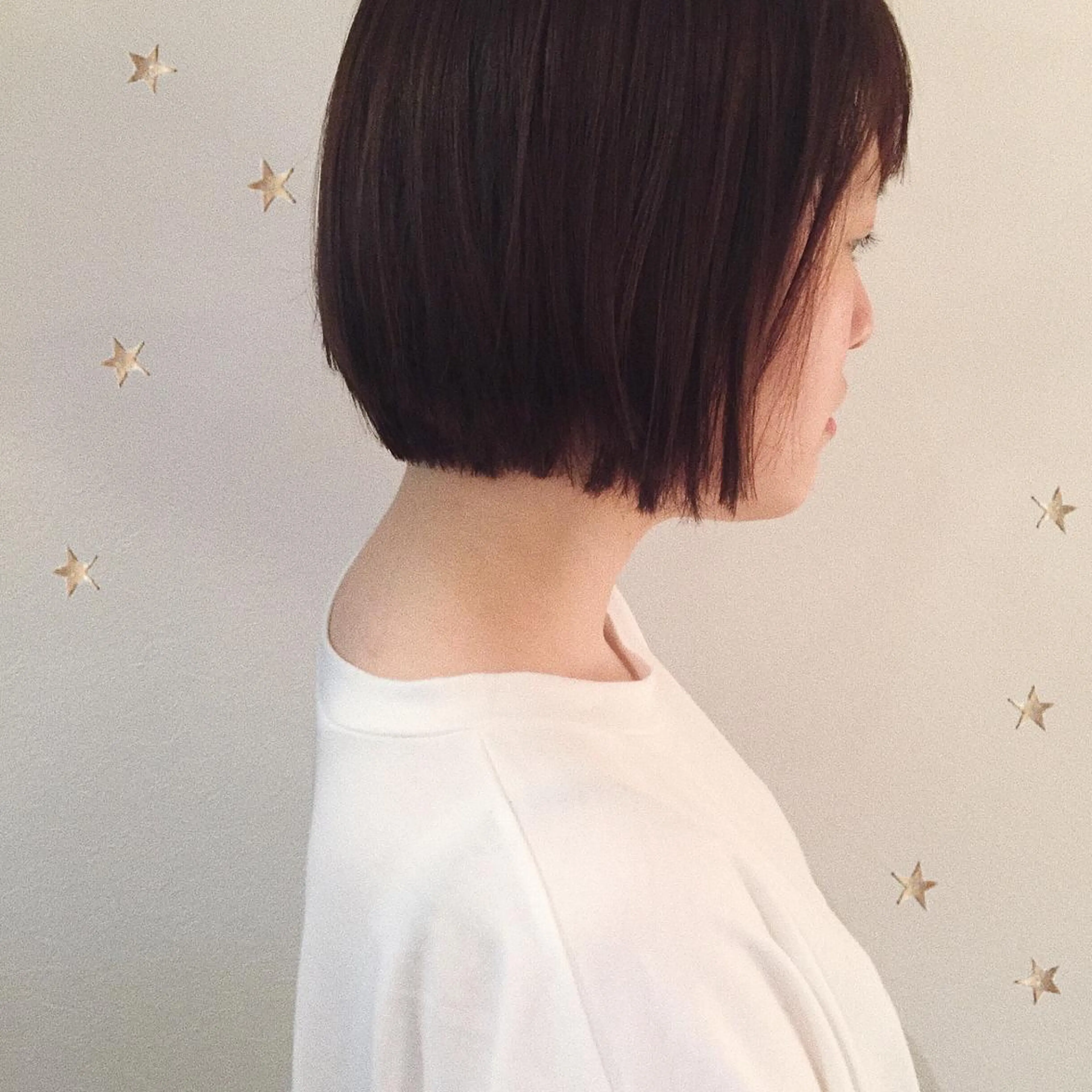 ショート ボブ 市川 千夏のヘアスタイル