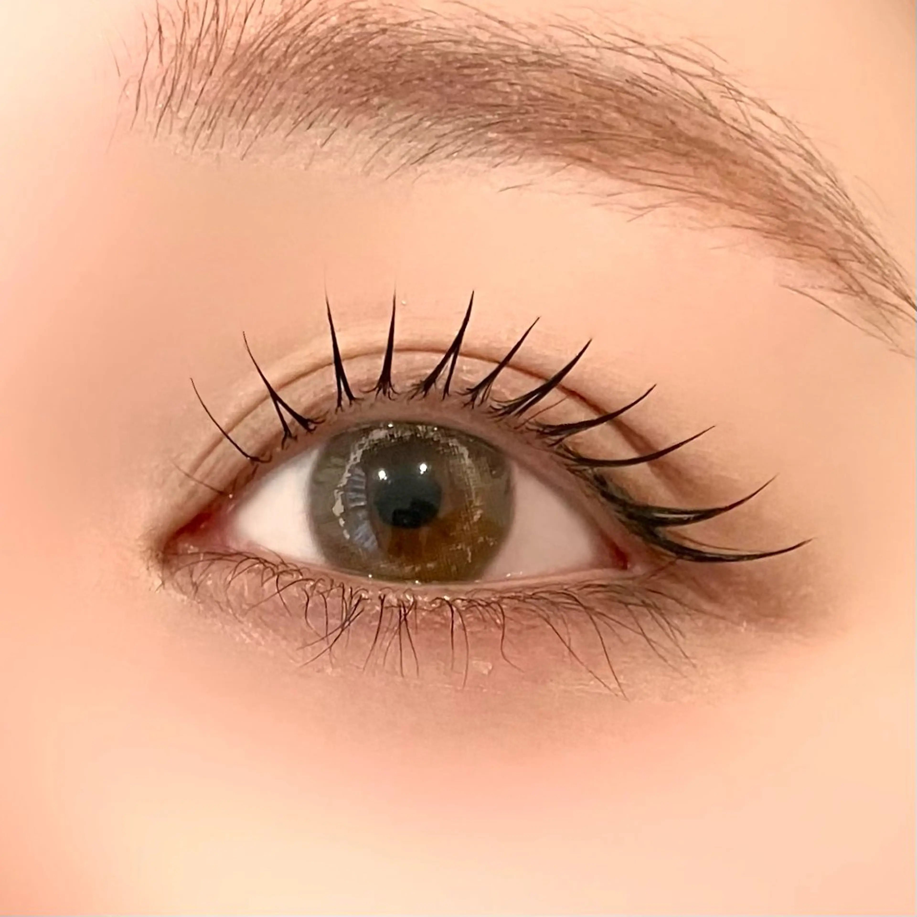 マツエク・マツパ 束感まつ毛 パリジェンヌラッシュリフト まつげパーマ 一重×まつ毛パーマ 束感まつげ｜ユキ 高評価｜堀江のマツエク・マツパデザイン