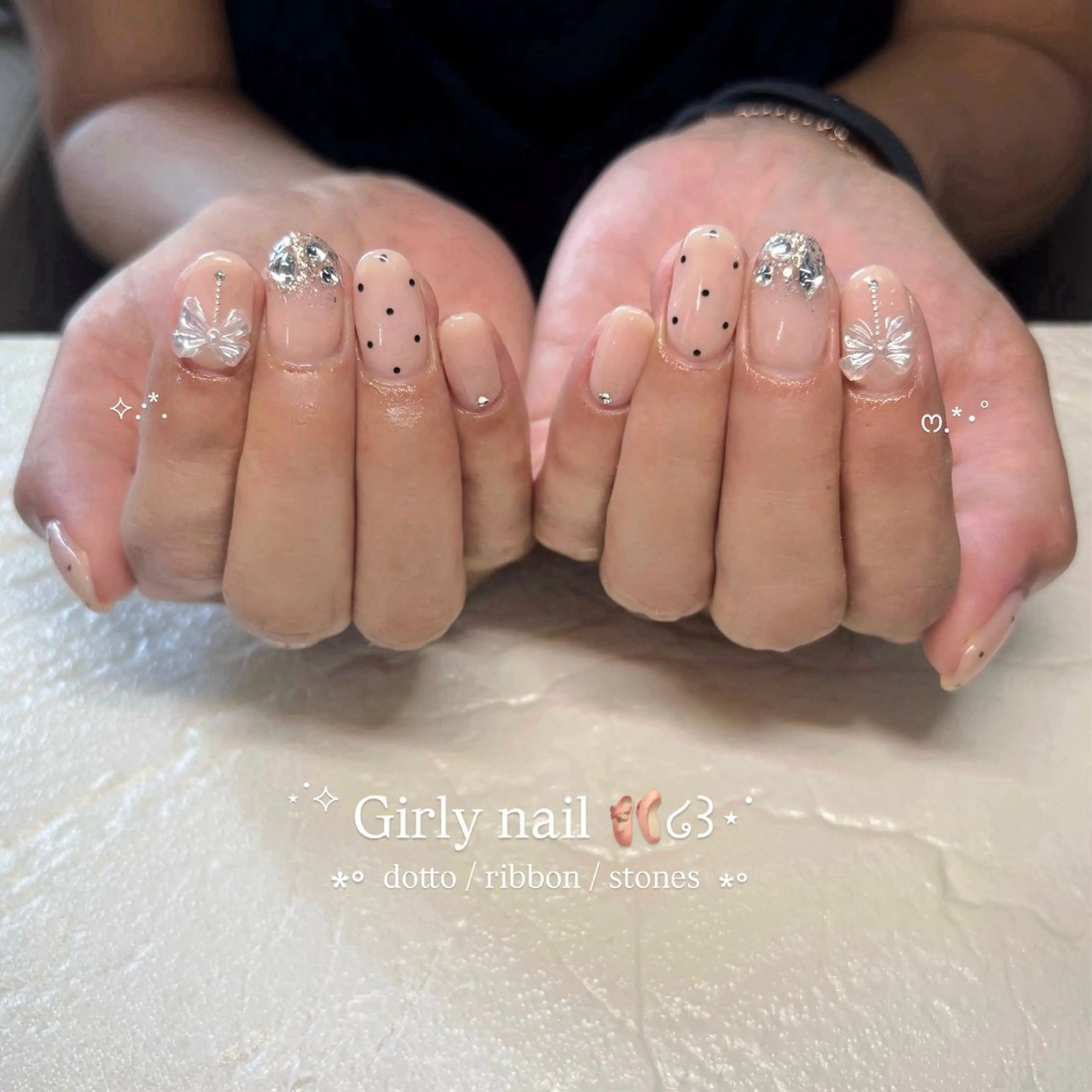 ネイル ハンドネイル Angelique 平形/高崎のネイルデザイン