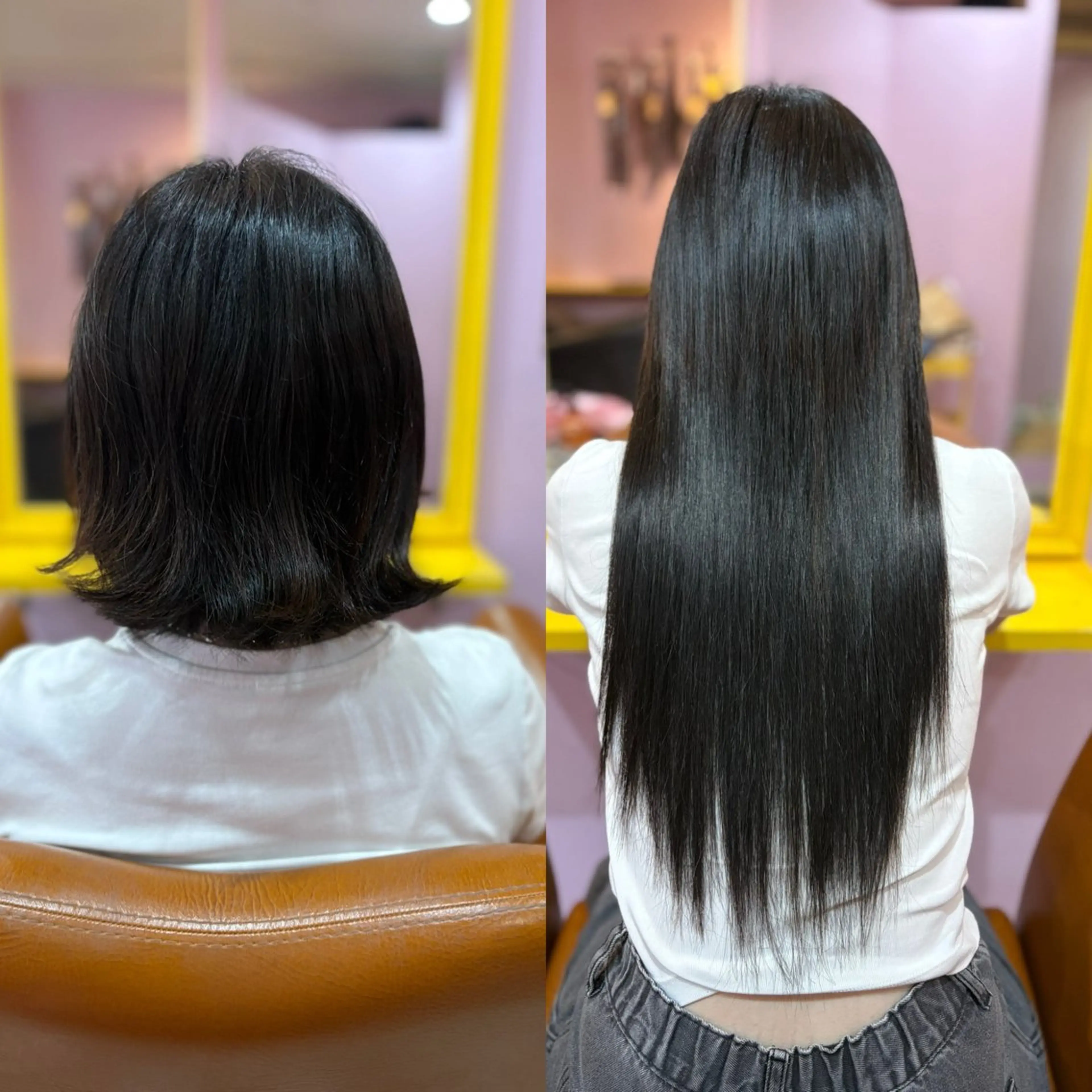 ショート エクステ チビ編み込みエクステ どぅ〜す/YUIのヘアスタイル