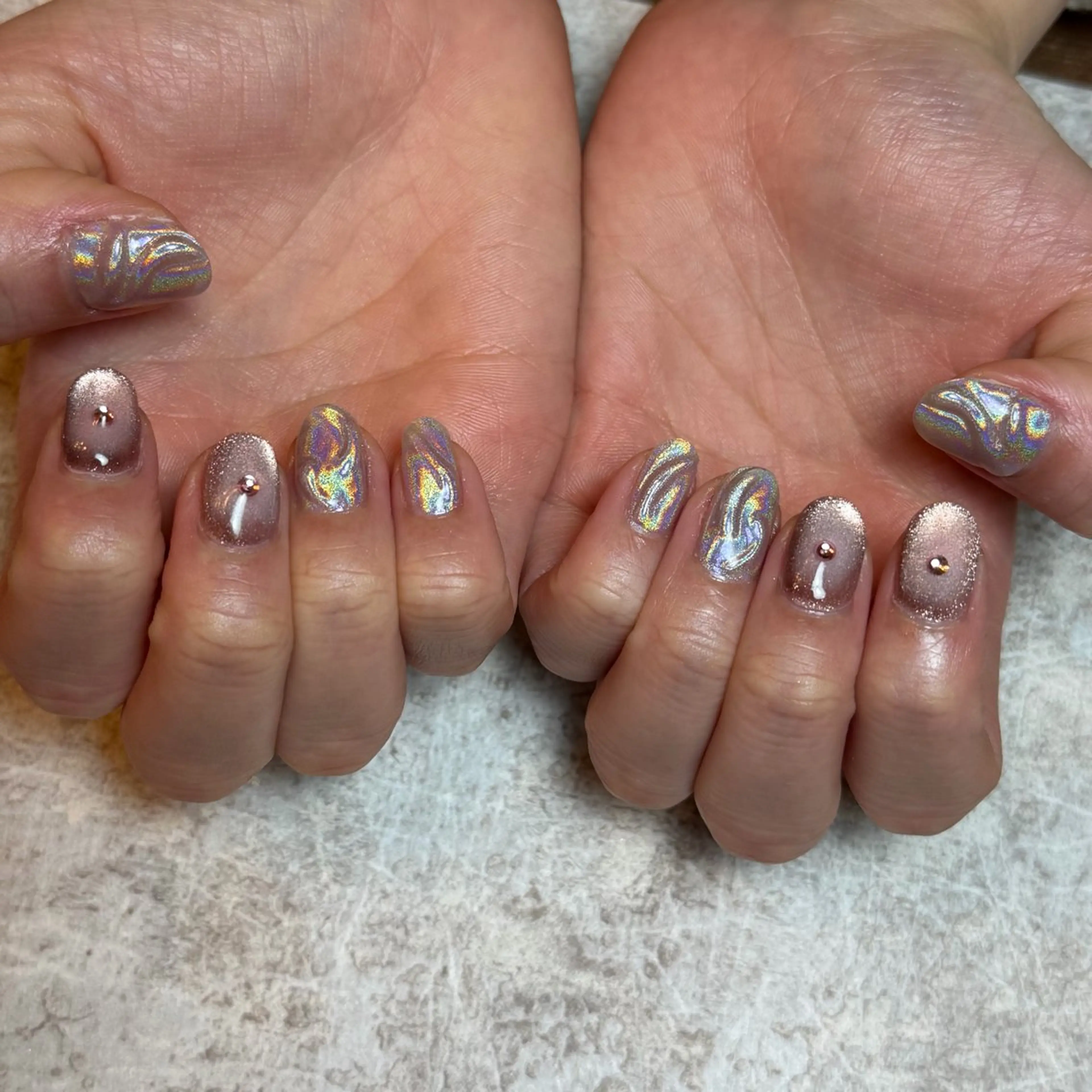 ネイル 自由が丘サロン あやめ💅のネイルデザイン