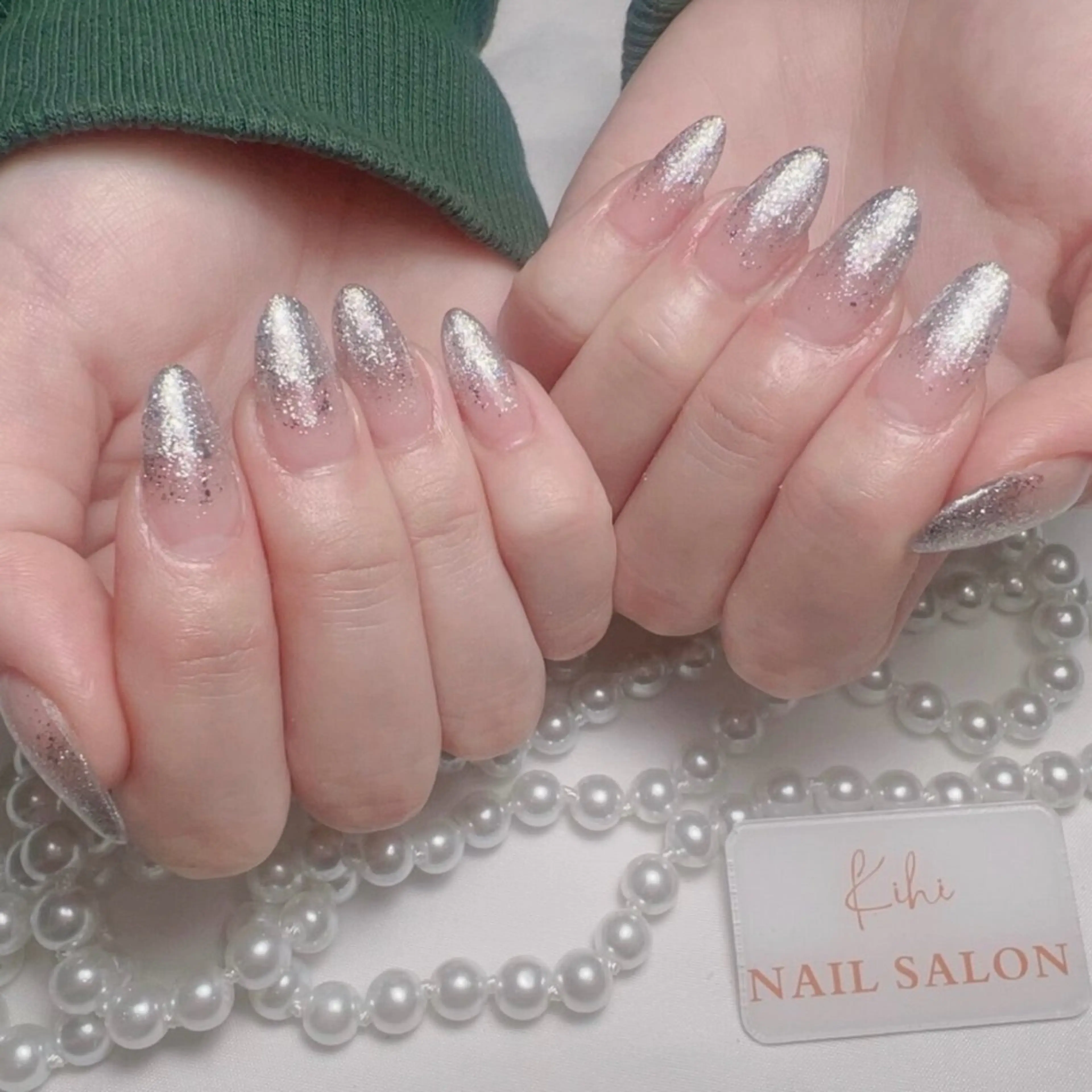 ネイル アートネイル フレンチネイル ジェルネイル グラデーション 韓国ネイル ハンドネイル ハンドケア さくら💮💮 【オフ無料】のネイルデザイン