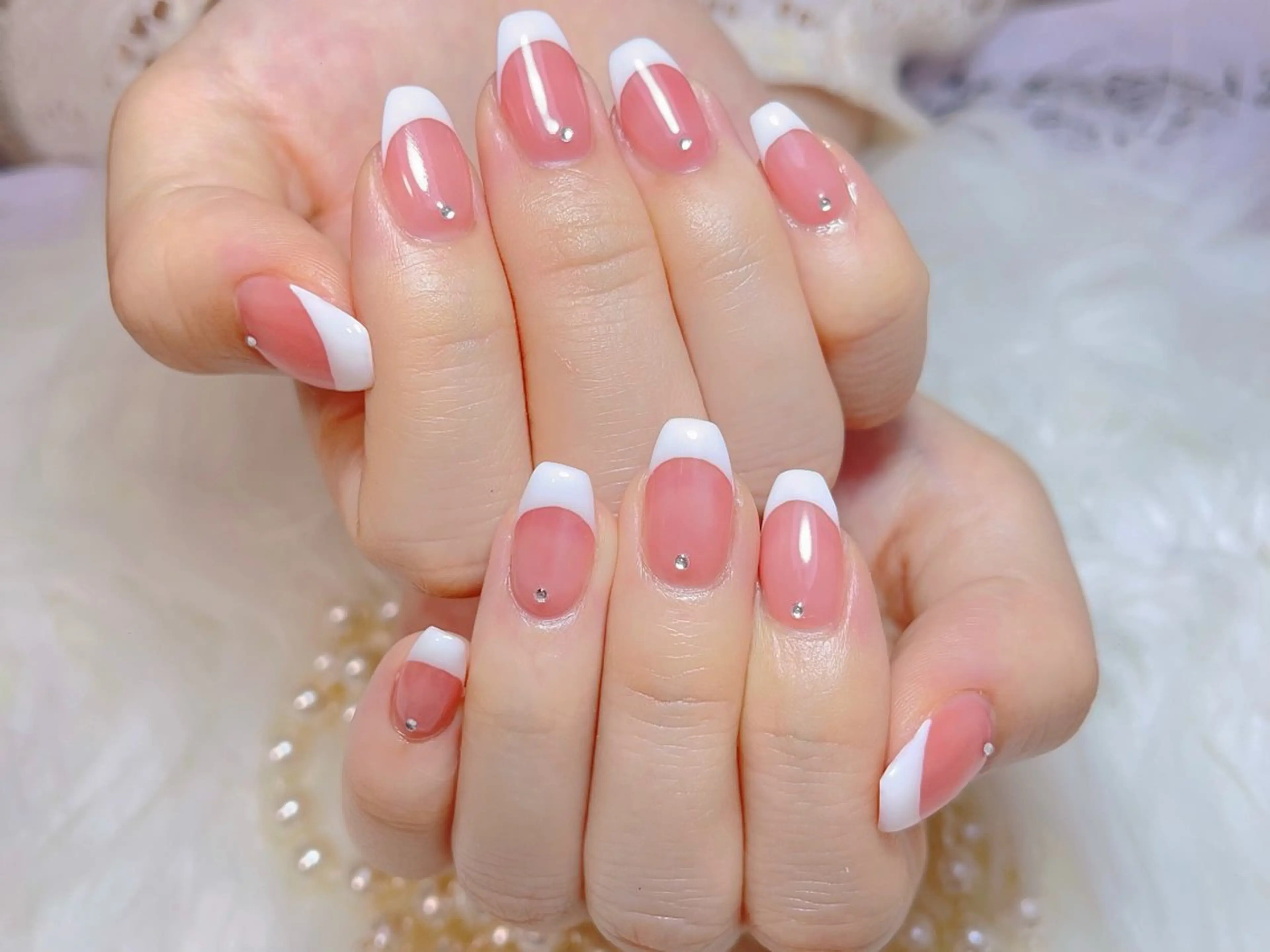 【自爪】　フレンチ　OR  グラデーション　￥7900→¥5900の写真