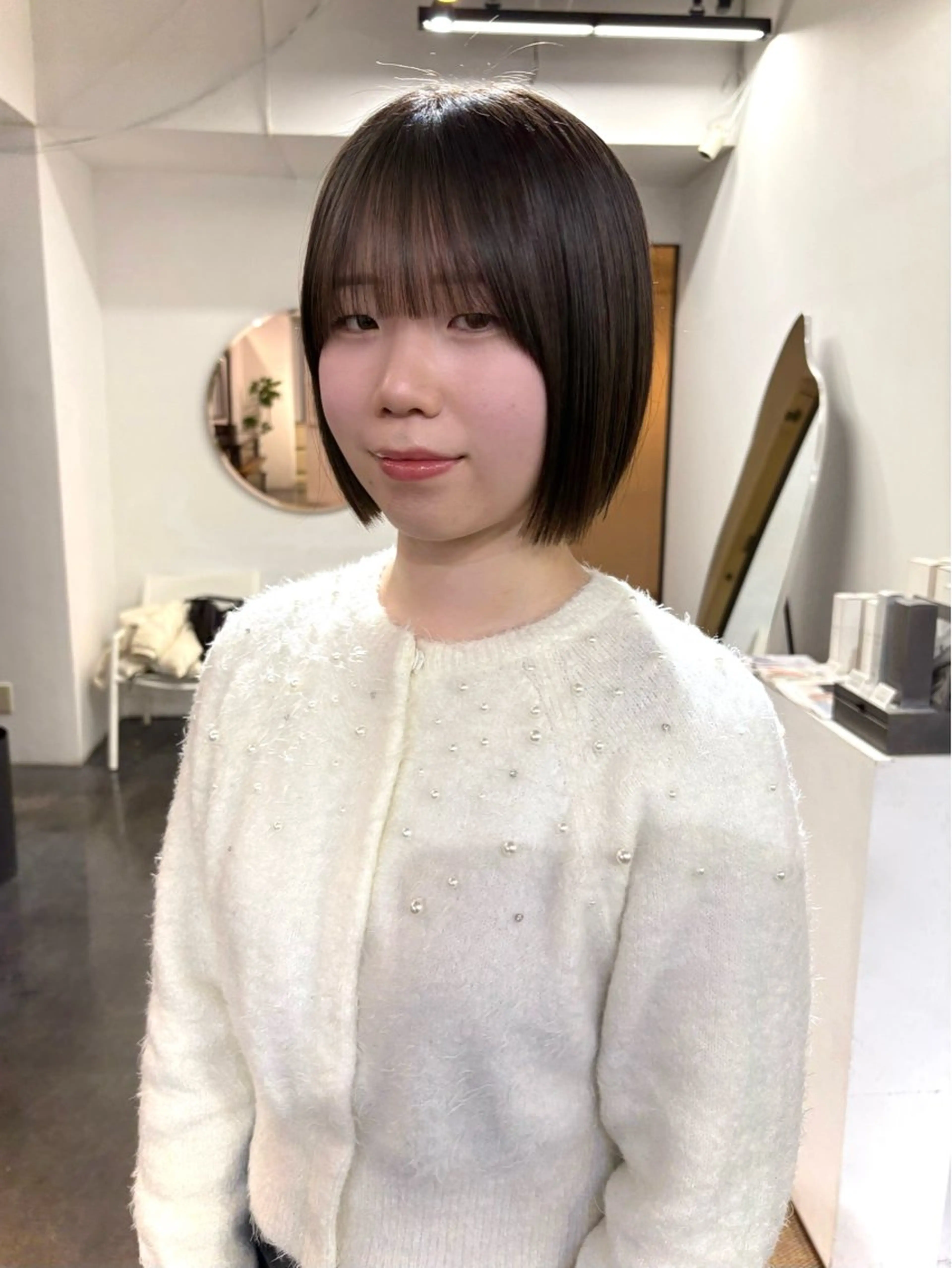 ショート ボブ 杉原 駿亮のヘアスタイル