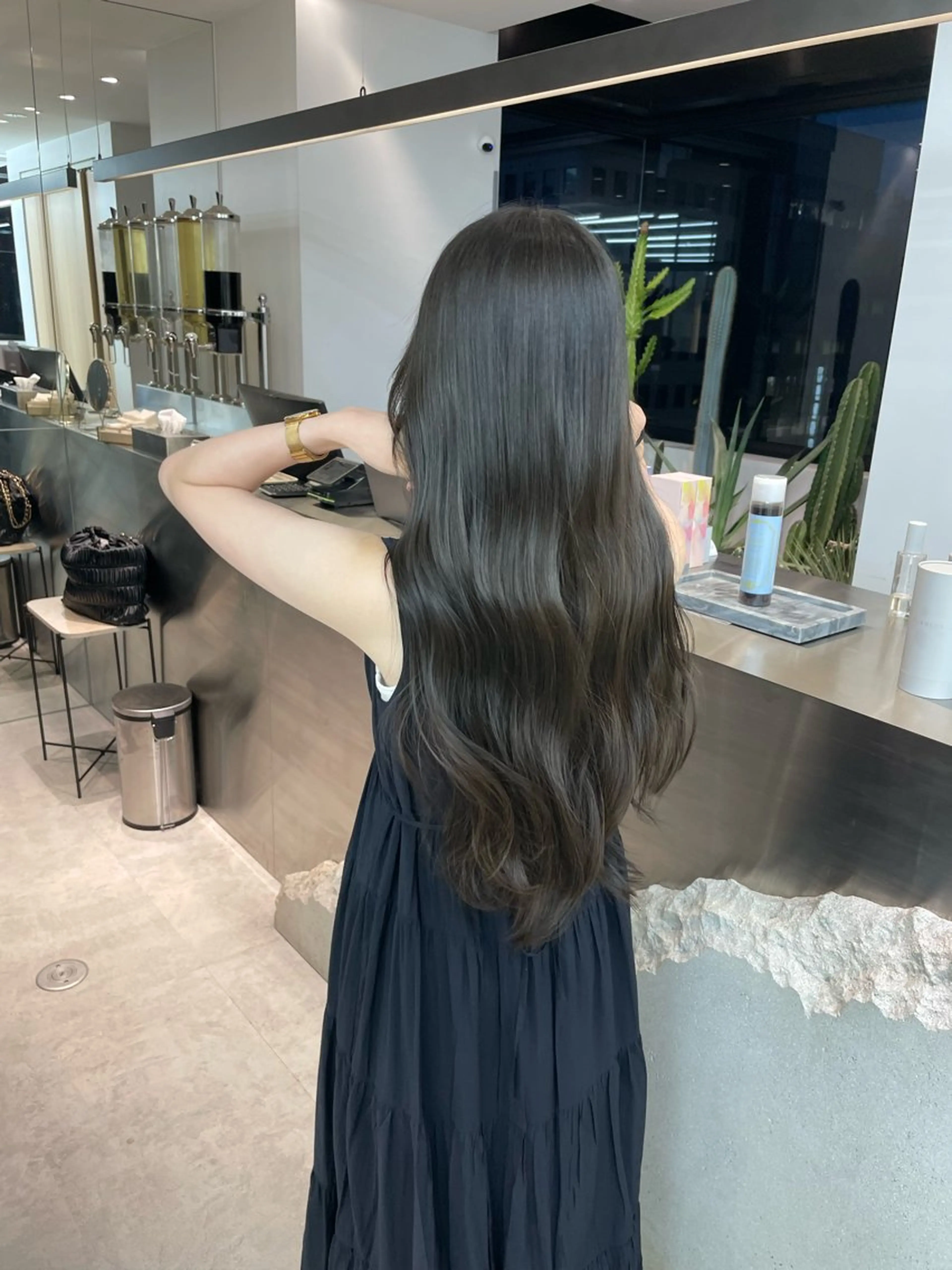 ロング カラー カット ヘアカラー トリートメント 髪質改善/縮毛矯正/ 韓国ヘア/矢野のヘアスタイル